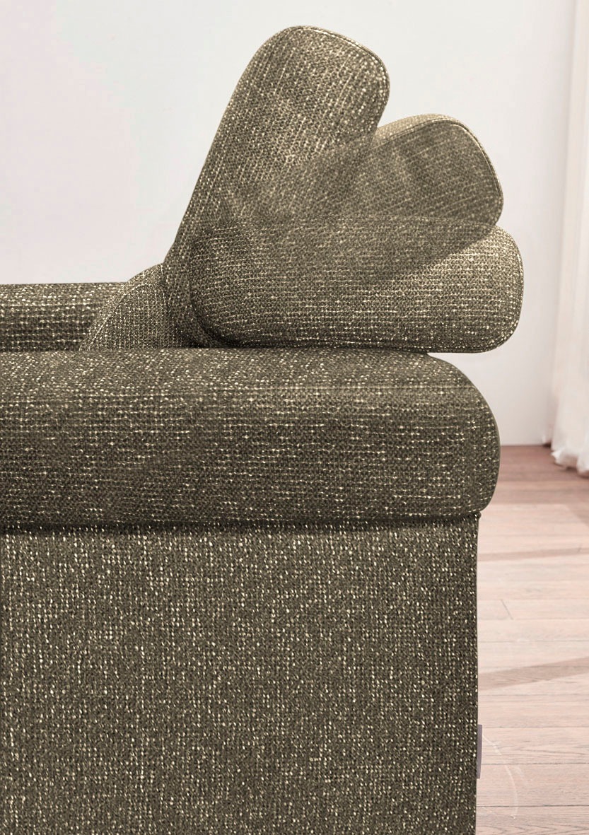 W.SCHILLIG 2-Sitzer »finn«, German Design Award 2016, Fußgestell Chrom glänzend, Breite 230 cm