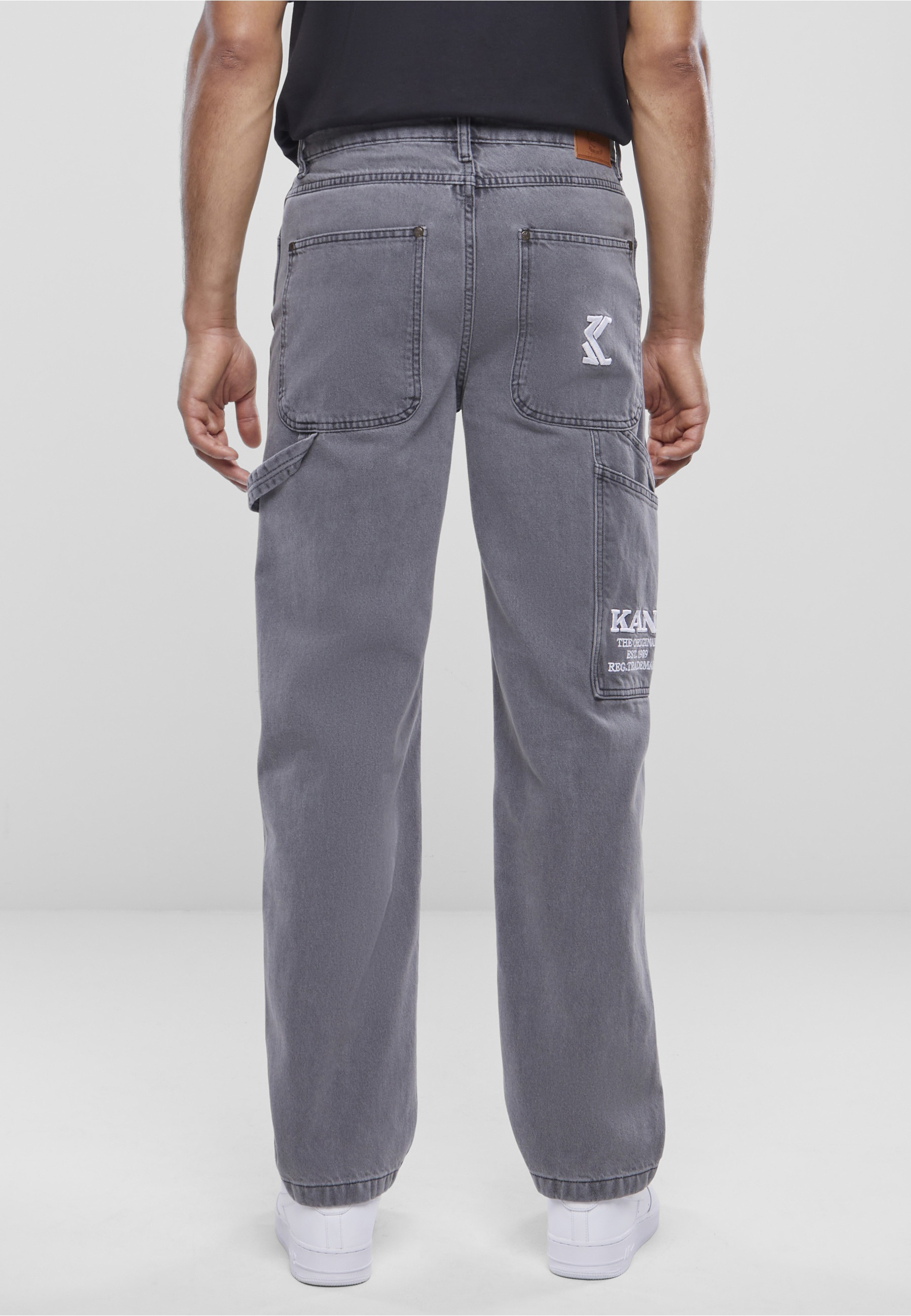 Karl Kani Bequeme Jeans »Karl Kani Herren KMI-PL063-010-06 KK Retro Baggy Workwear Denim«