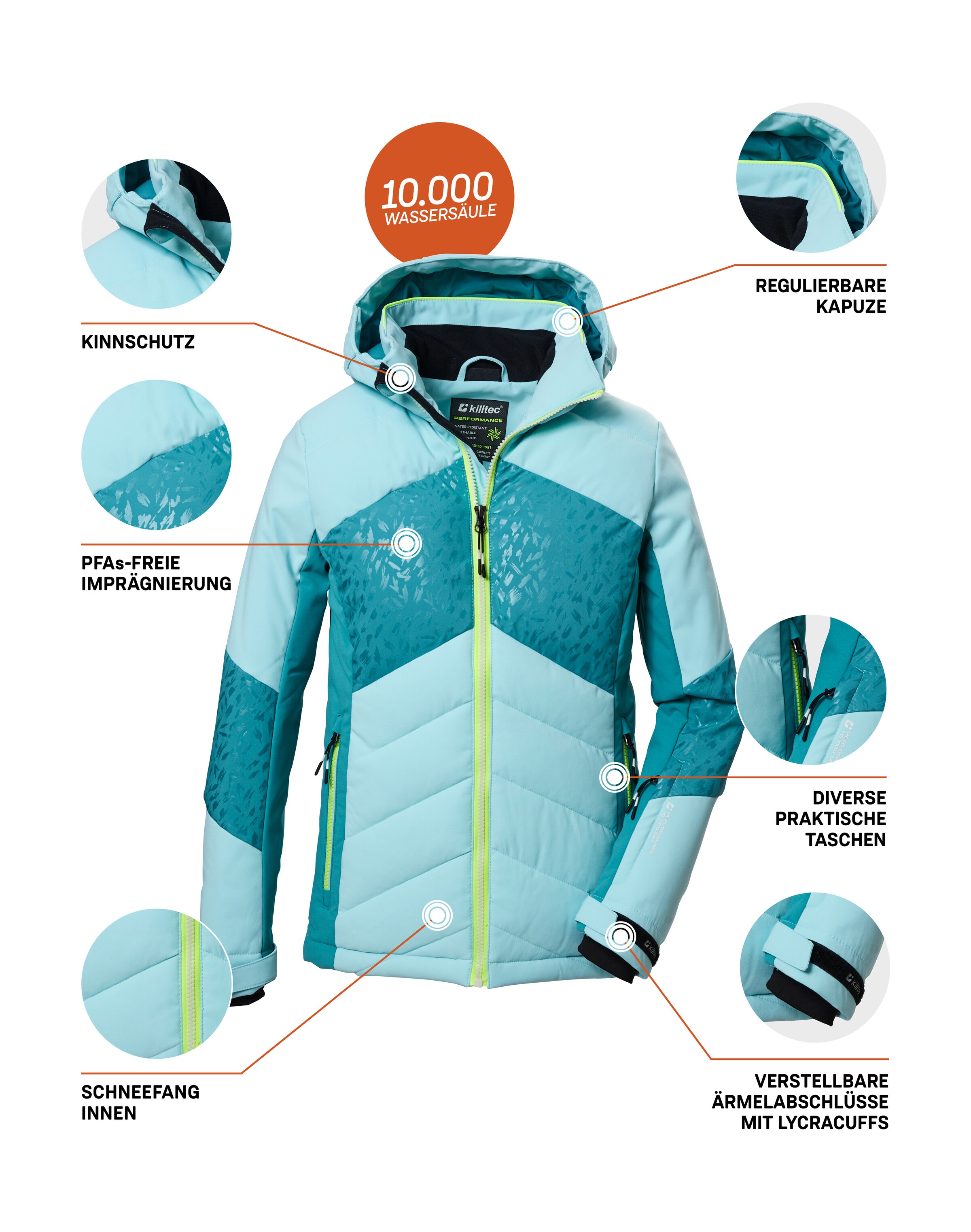 Killtec Skijacke »KSW 342 GRLS SKI QLTD JCKT«