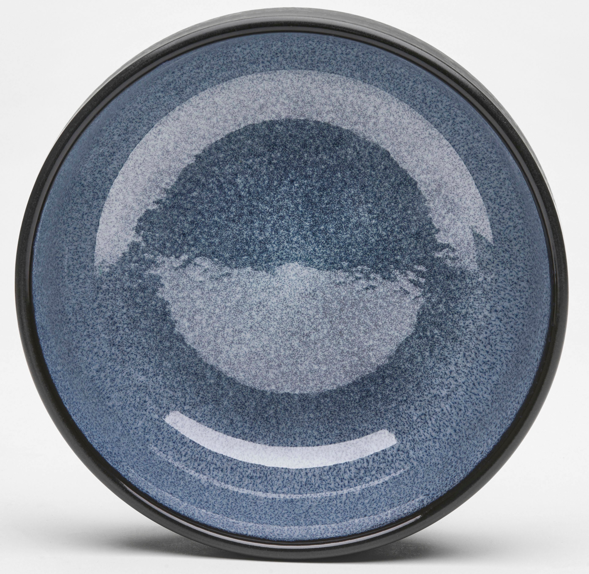 Töchter & Söhne Schale »Mia« 4 Stk. aus Steingut reaktiv glasierte Innenseite, matte schwarze Glasur auf der Außenseite