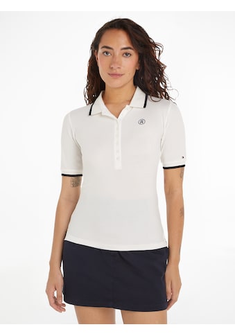 TOMMY HILFIGER Polo marškinėliai »SLIM SMD TIPPING LY...