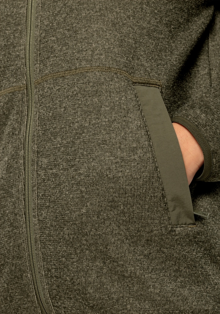 Jack Wolfskin Fleecejacke »TANNENSPUR JKT W«, mit Kapuze