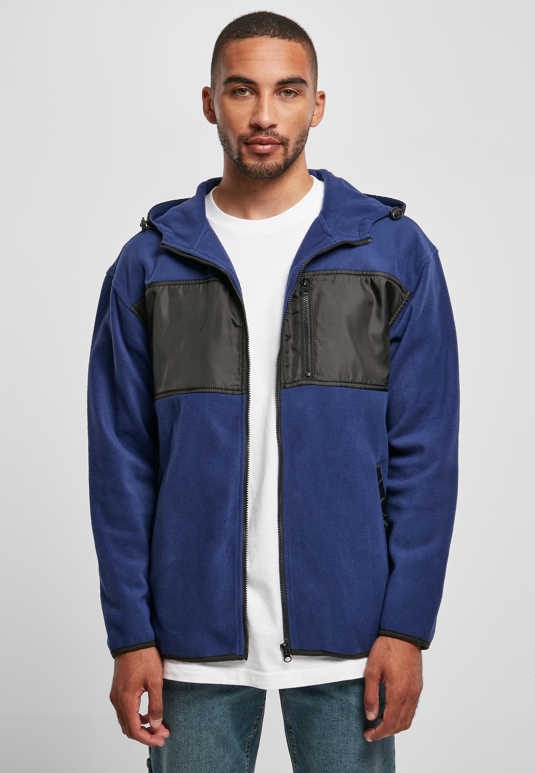URBAN CLASSICS Winterjacke »Urban Classics Herren Hooded Micro Fleece Jacket«, (1 St.), mit Kapuze