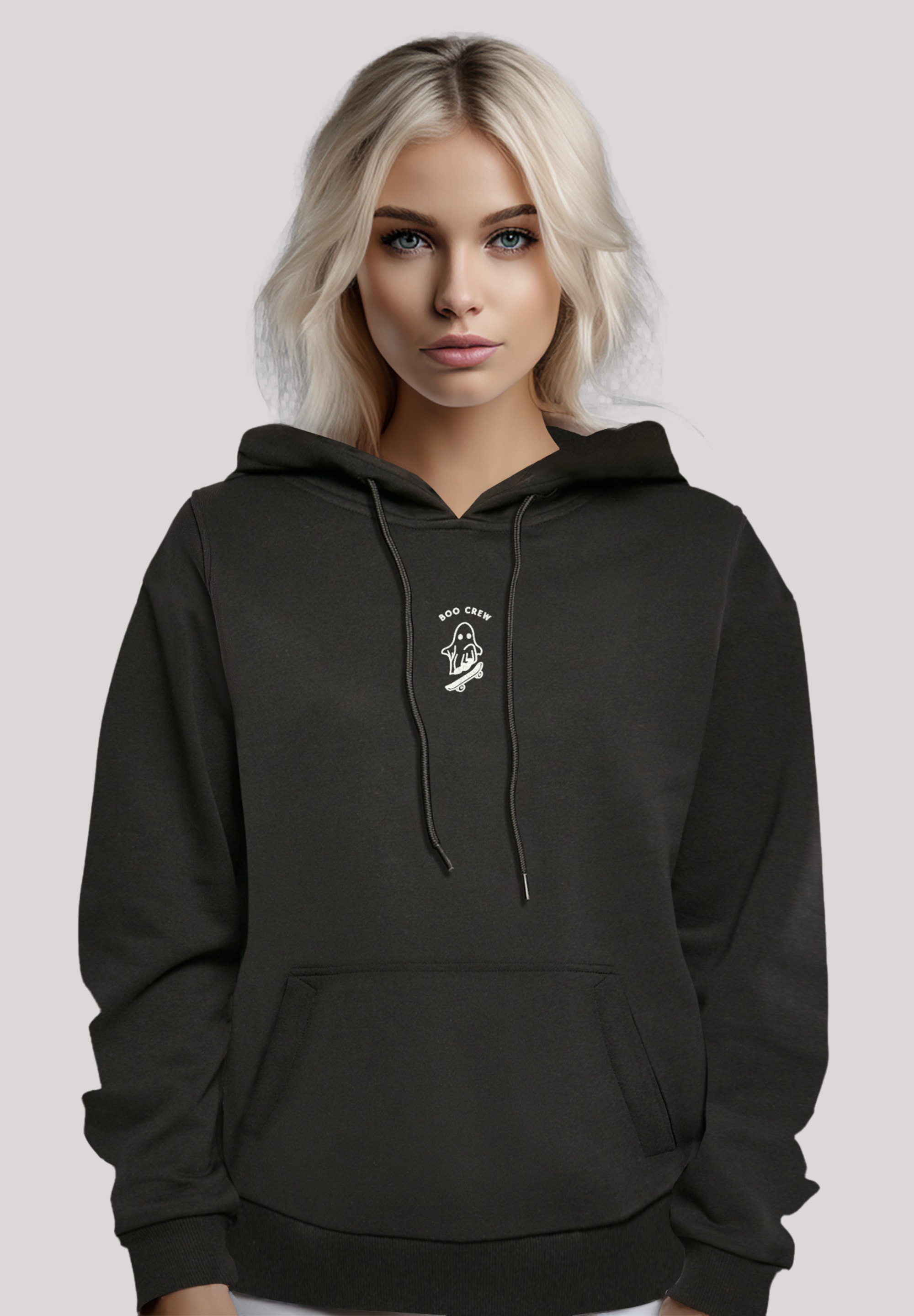 F4NT4STIC Kapuzenpullover »Boo Crew Halloween«, Hoodie, Warm, Bequem