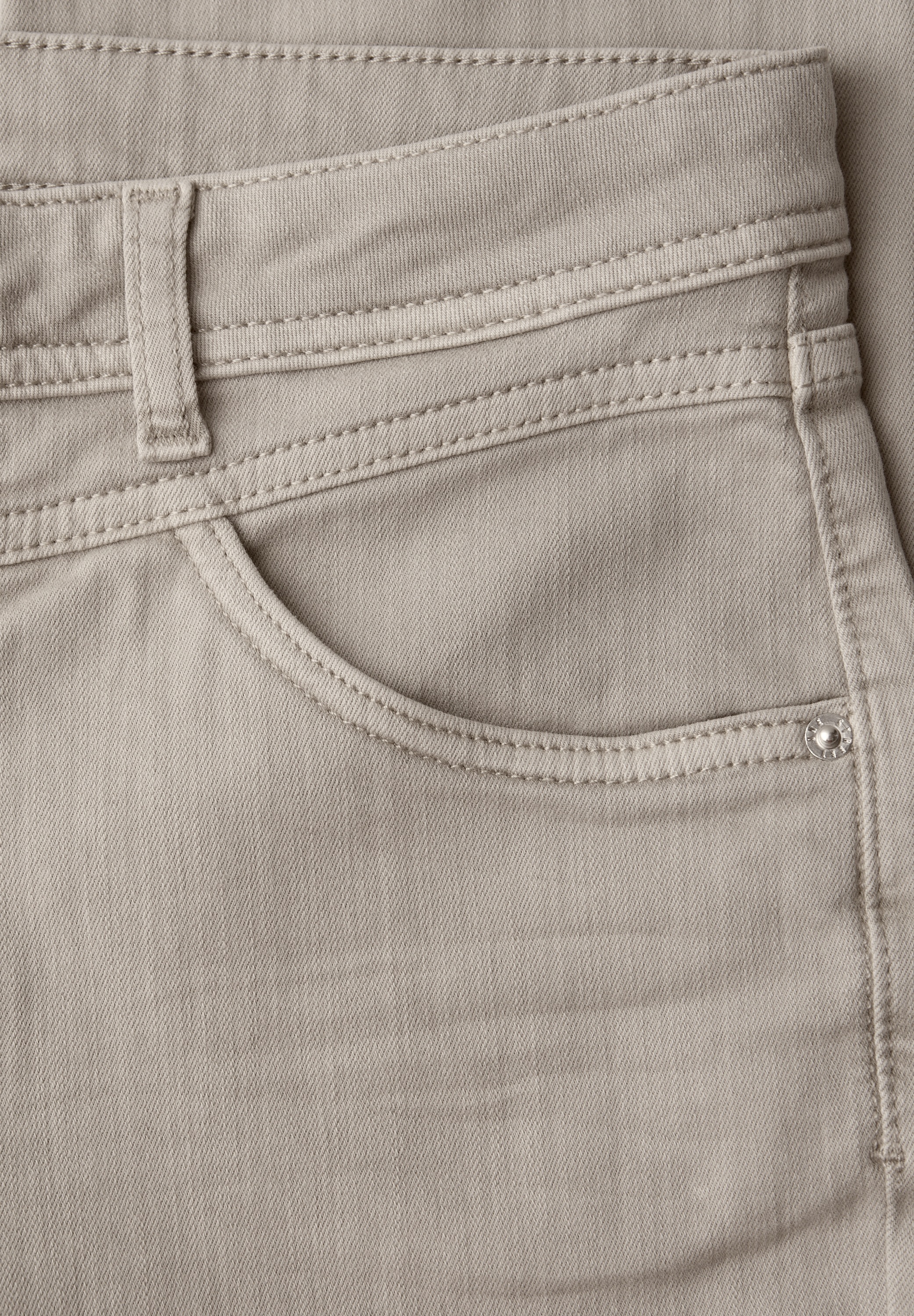 Slim-fit-Jeans STREET ONE, Damen, Gr. 26, Länge 28, beige washed, Jeans, 81% Baumwolle, 17% Polyester, 2% Elasthan, unifarben, knöchelfrei, Jeans Slim-fit-Jeans, 5-Pocket-Style 2