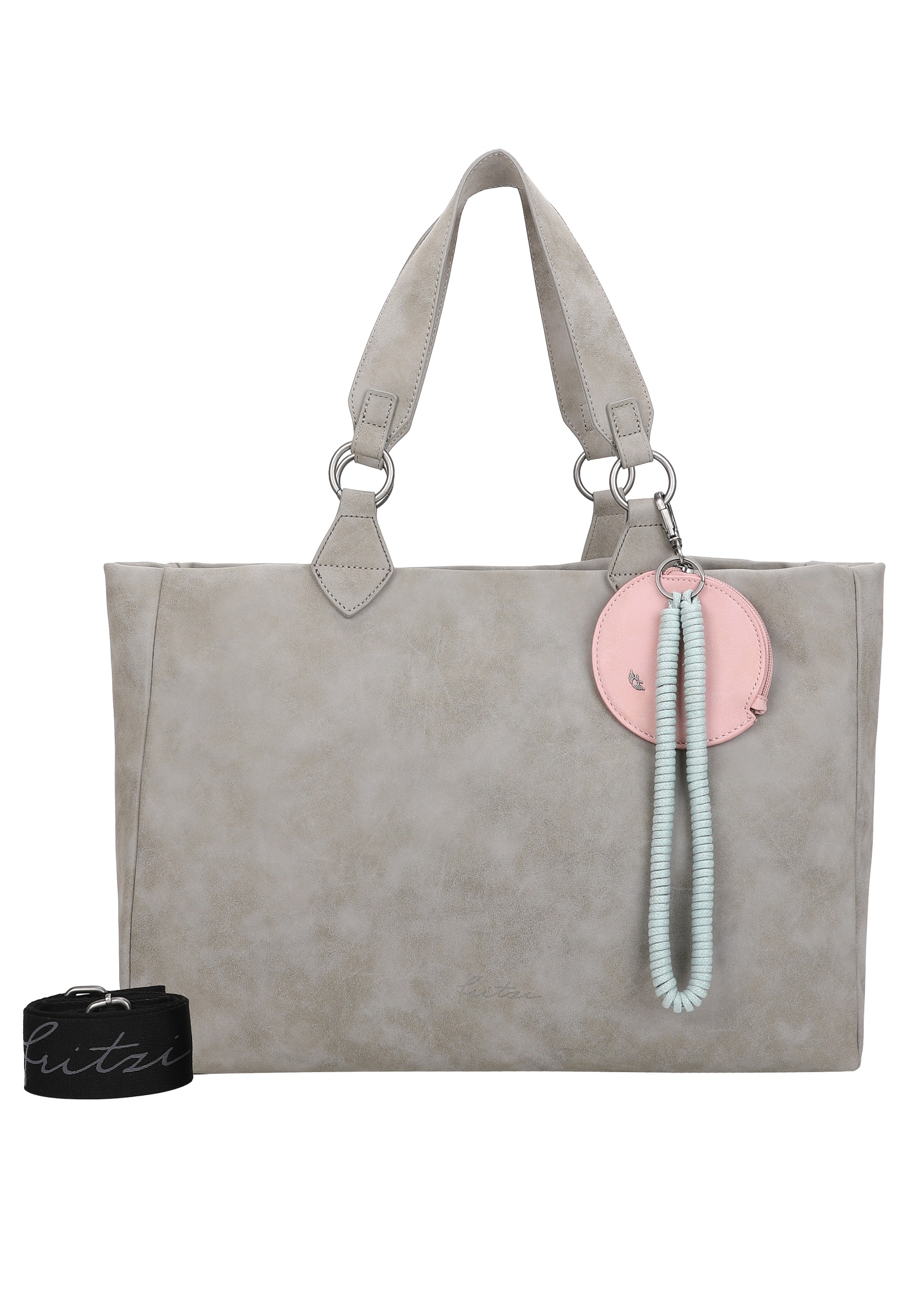 Fritzi aus Preußen Henkeltasche "Izzy Vintage" mit Taschen-Anhänger und Schlüsselschlange
