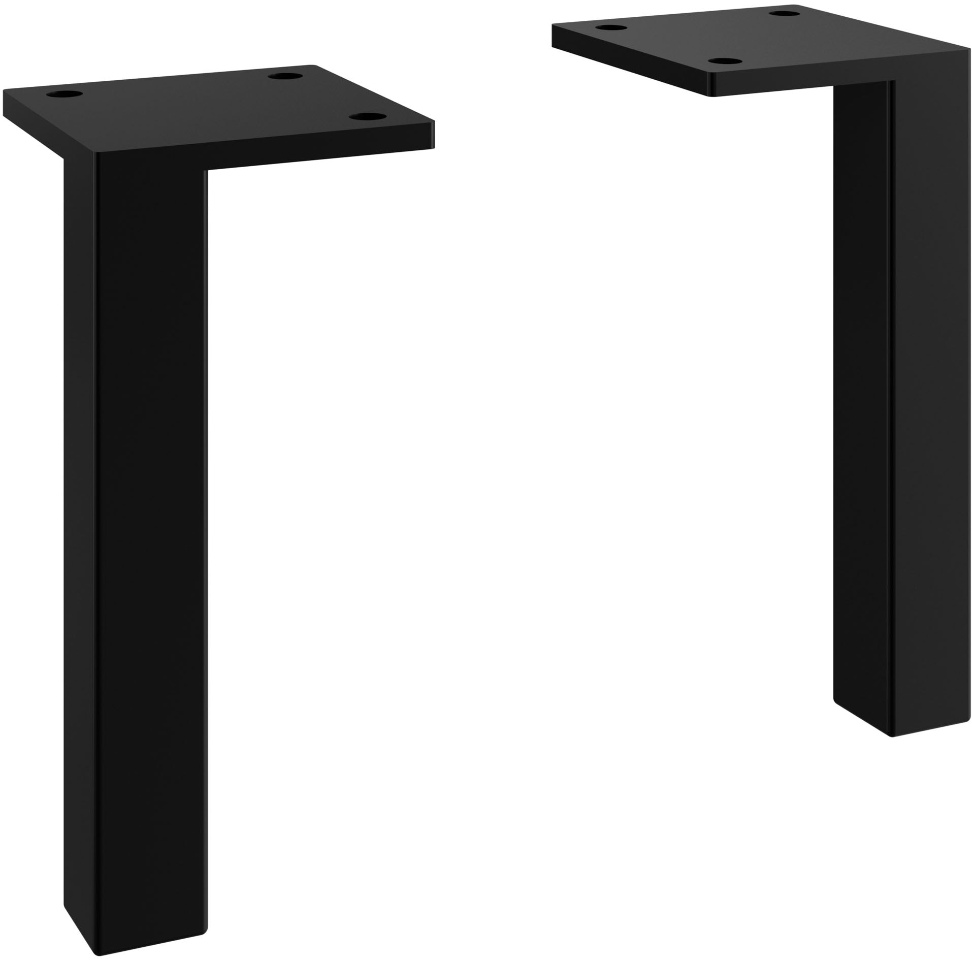 Saphir Möbelfuß »Quickset 4 Stück für Badmöbel« 4 Stk. tlg. Schwarz matt