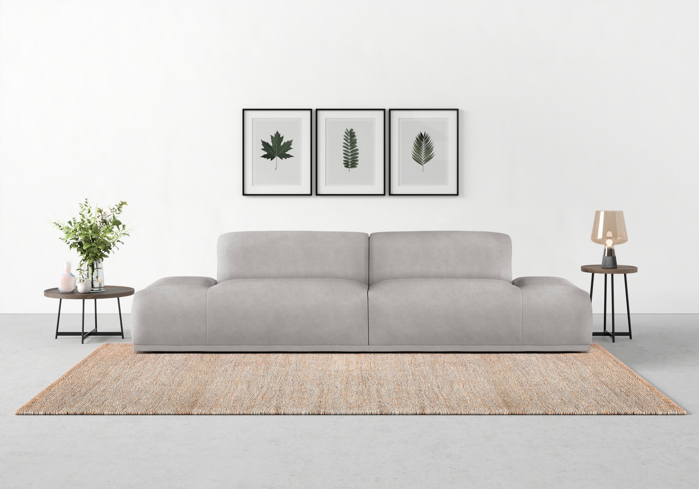 TRENDMANUFAKTUR Big-Sofa "Braga, toller Sitzkomfort, Designsofa", in moderner Optik, mit hochwertigem Kaltschaum