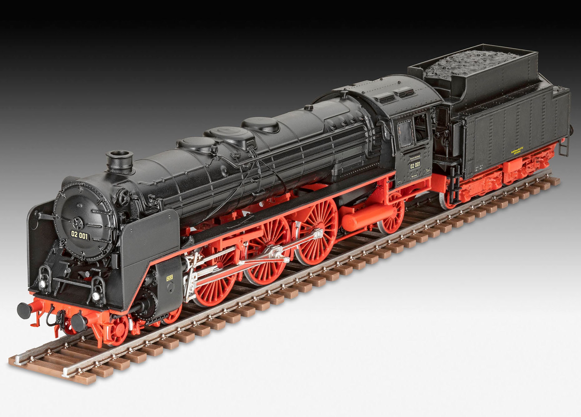 Revell® Modellbausatz »H0 Schnellzuglokomotive BR02 & Tender 2'2' T30«, 1:87, Made in Europe