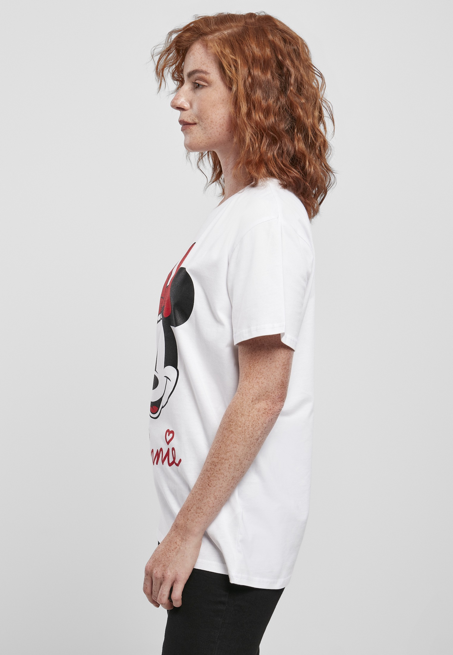 Merchcode Kurzarmshirt »Damen Ladies Minnie kaufen | (1 online Tee«, Mouse tlg.) BAUR
