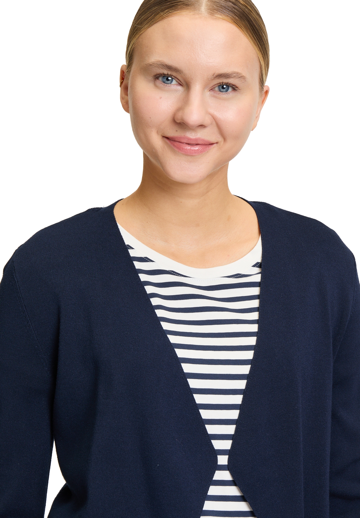 Betty&Co Strickjacke »Betty & Co Feinstrickjacke ohne Verschluss«, Struktur