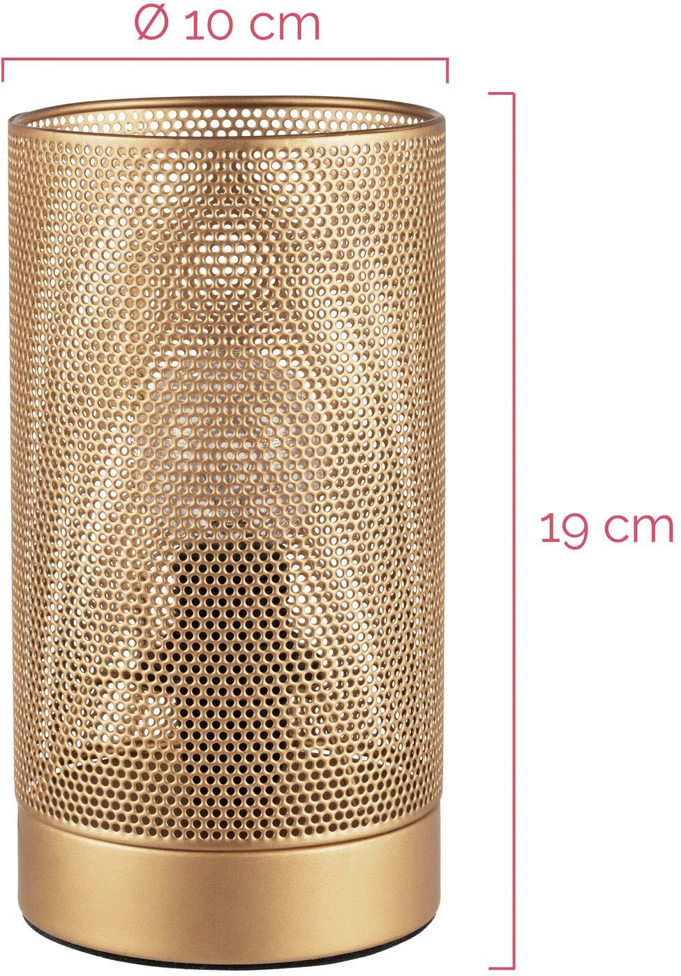 Black Friday Pauleen Tischleuchte »Golden Mesh«, 15 flammig-flammig, Metall  Gold | BAUR