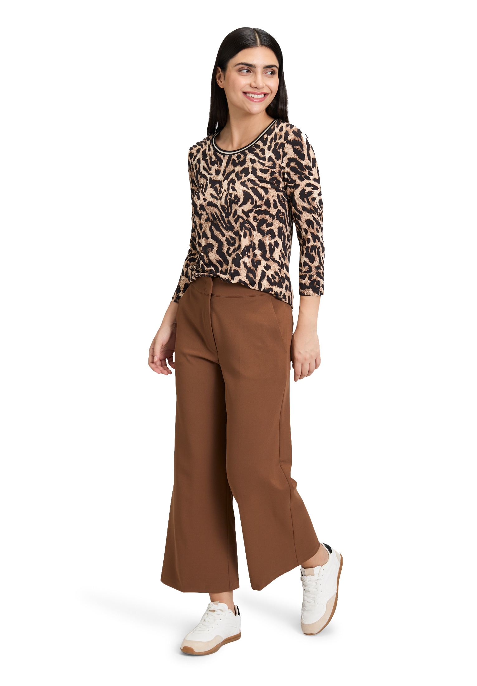 Betty Barclay 3/4-Arm-Shirt »Betty Barclay Damen Basic Shirt mit Rippbündchen«, (1 tlg.)