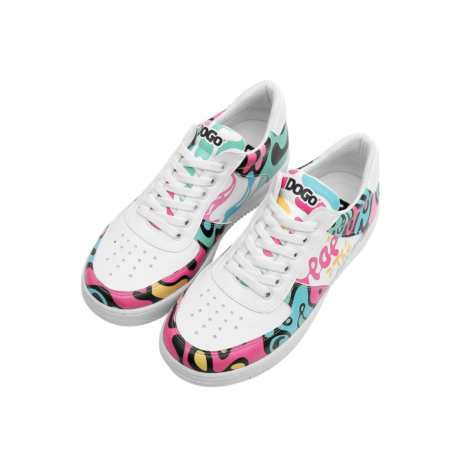 Thumbnail - DOGO Sneaker "Dice Sneakers Pop The Art Damen Sneaker / Female", Vegan