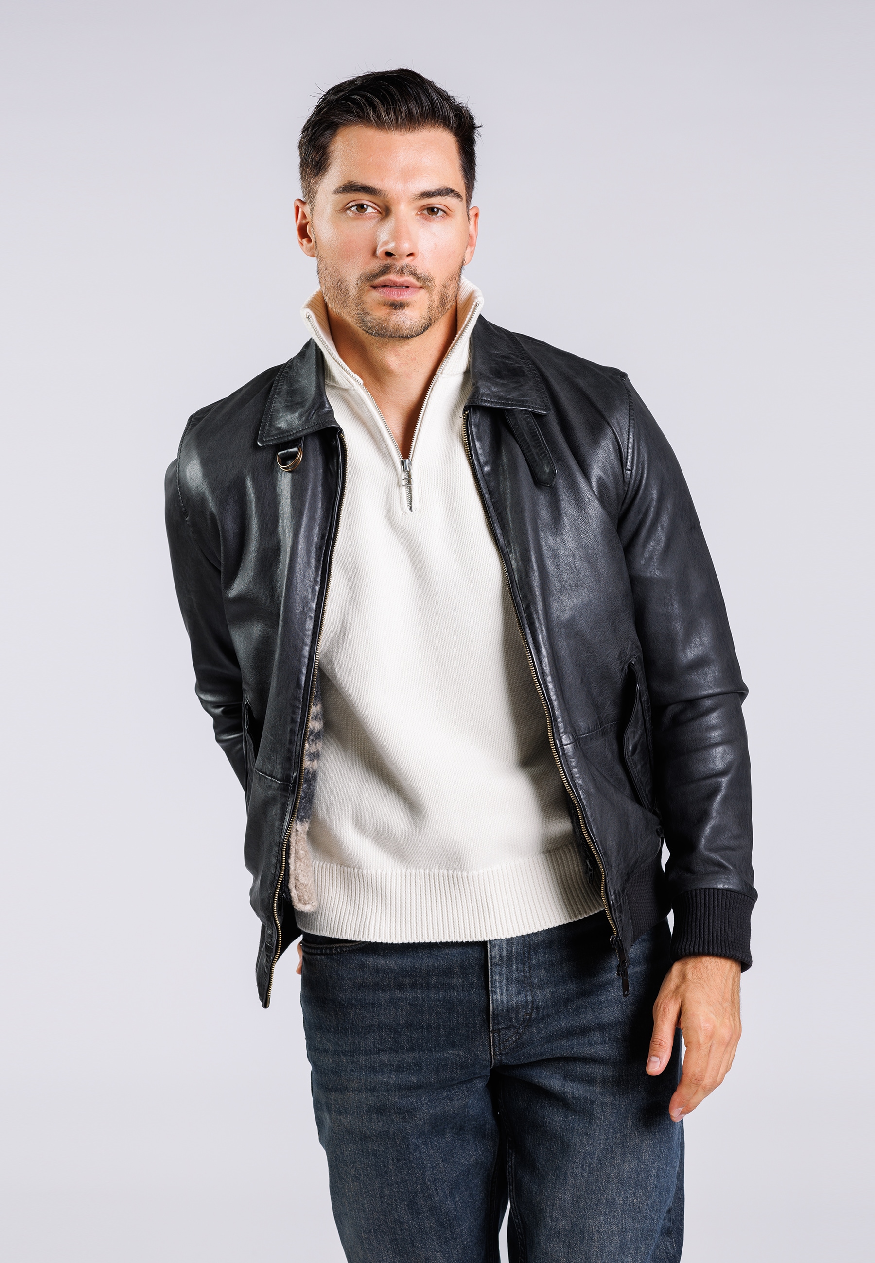 Freaky Nation Lederjacke "Do It-FN" günstig online kaufen