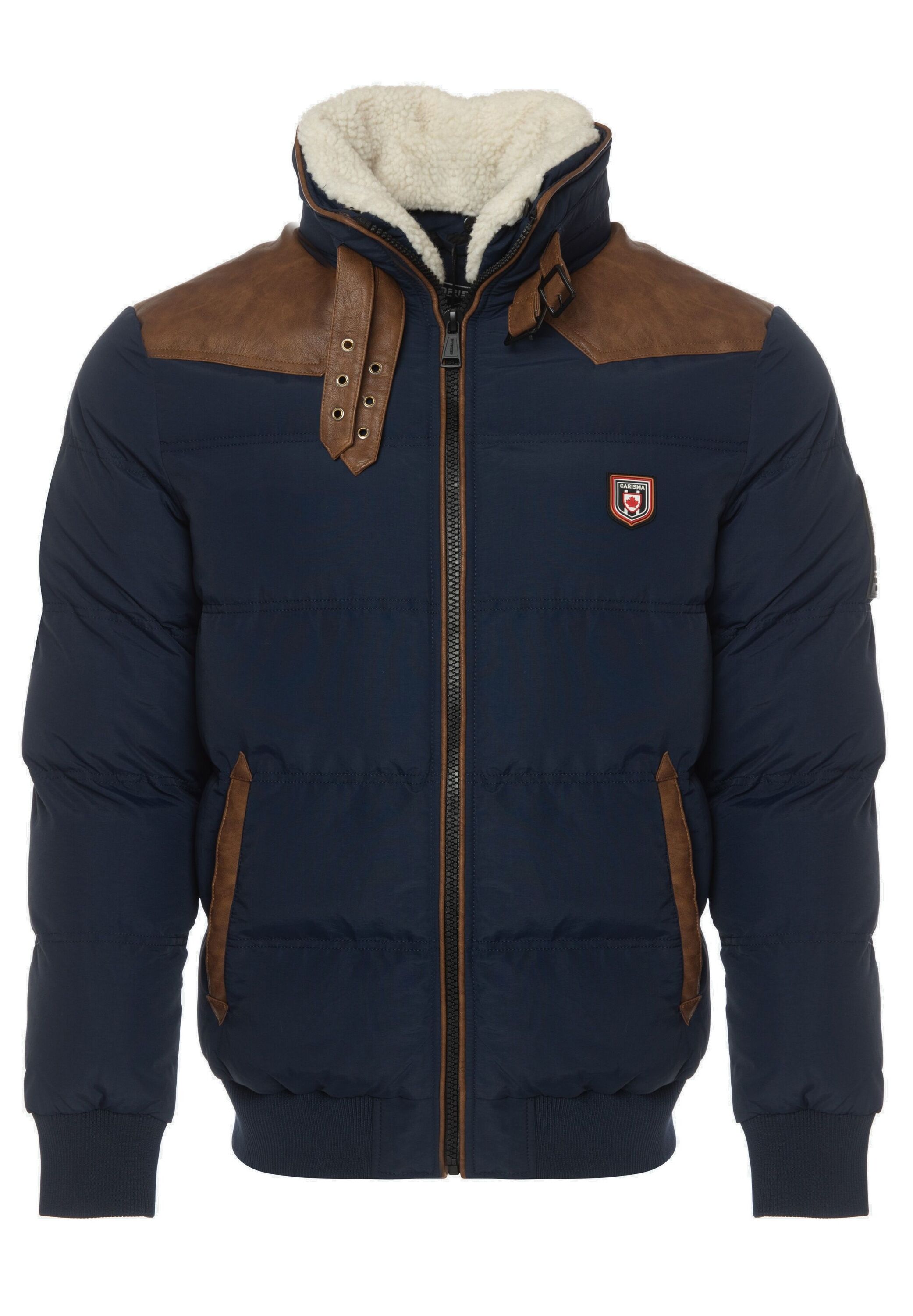 CARISMA Bikerjacke "CARISMA Jacke 1215 Winterjacke" ohne Kapuze in Biker-Look