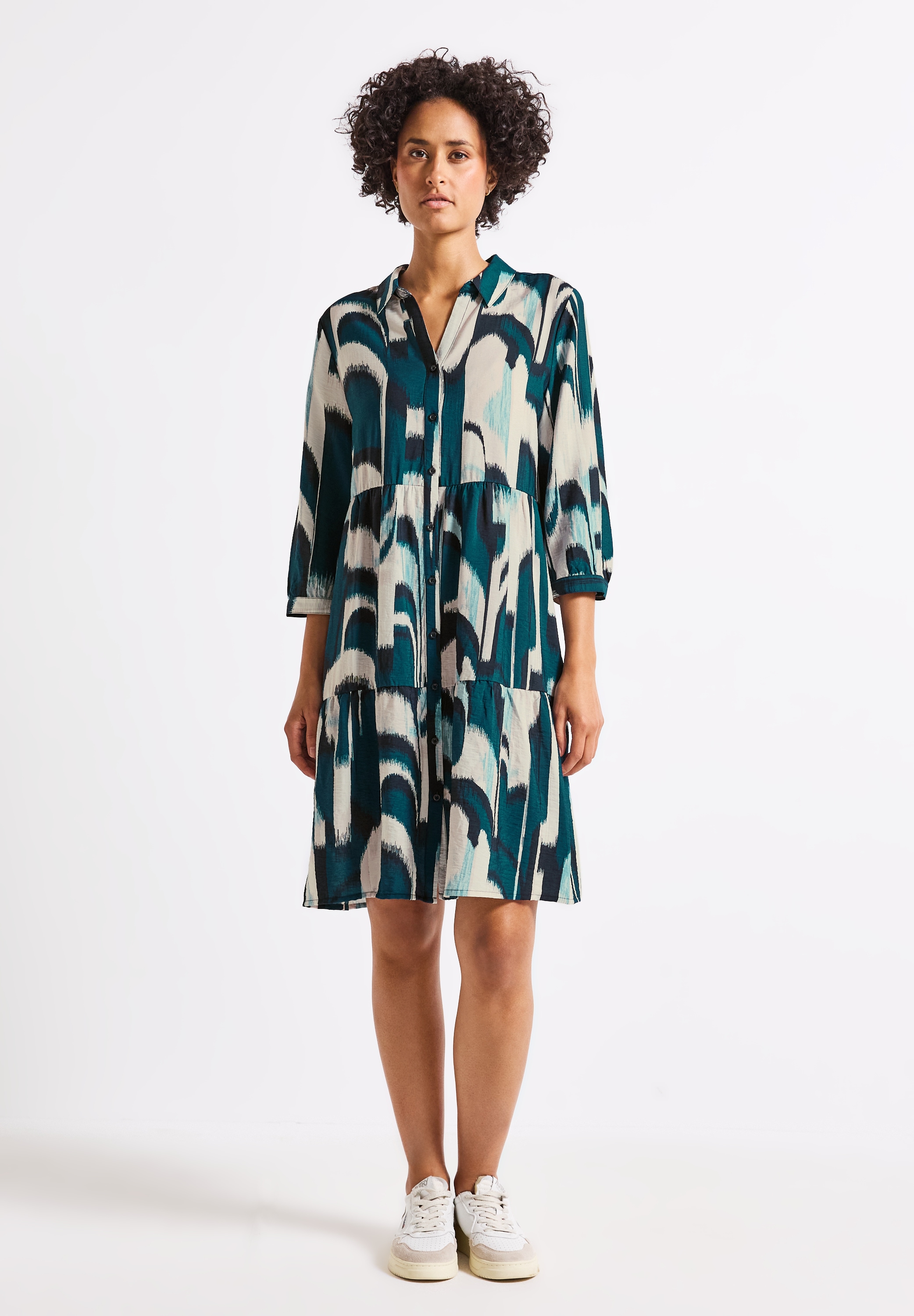 STREET ONE Sommerkleid, mit Volant günstig online kaufen
