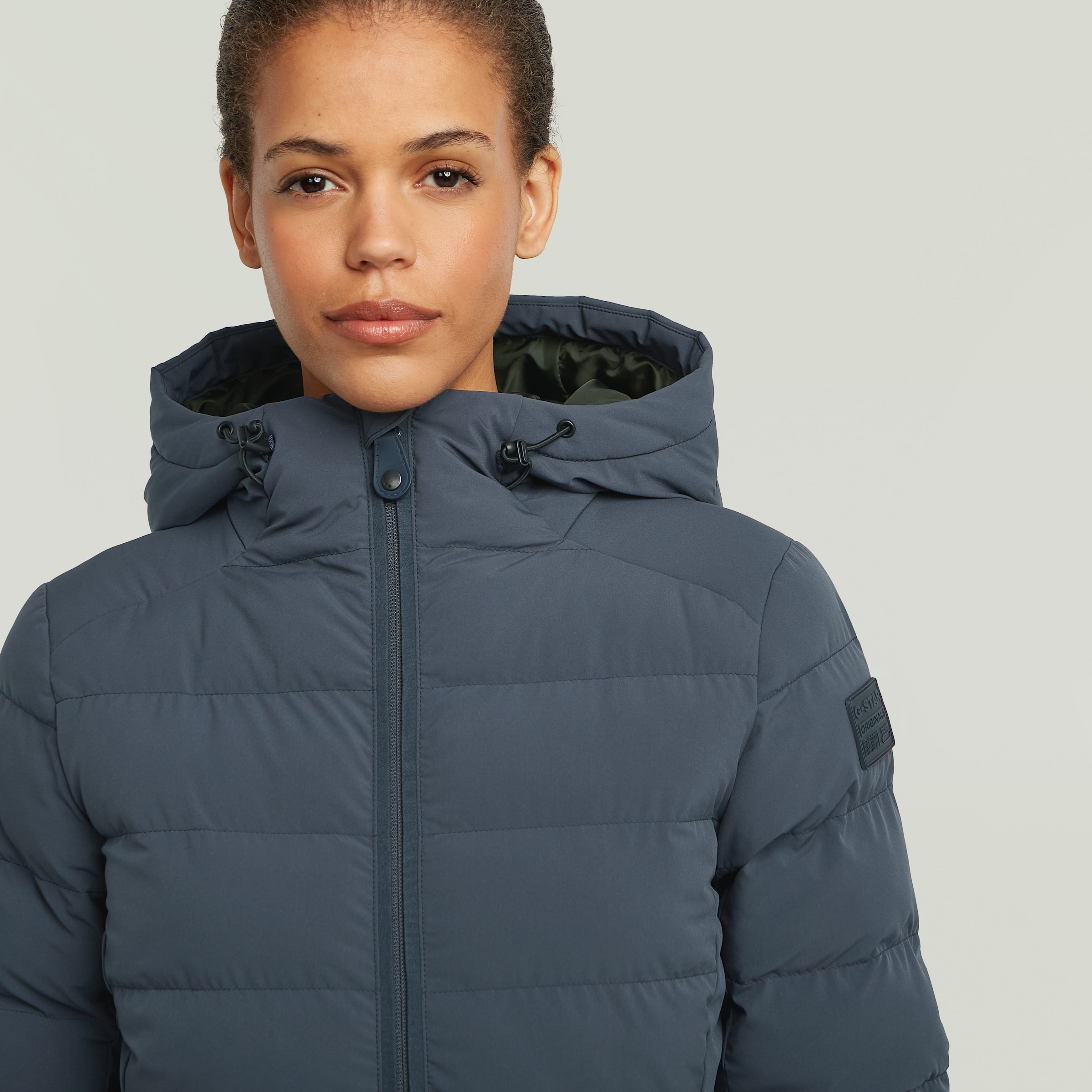 G-STAR Steppjacke "Foundation Padded Long", mit Kapuze, leicht tailliert, l günstig online kaufen