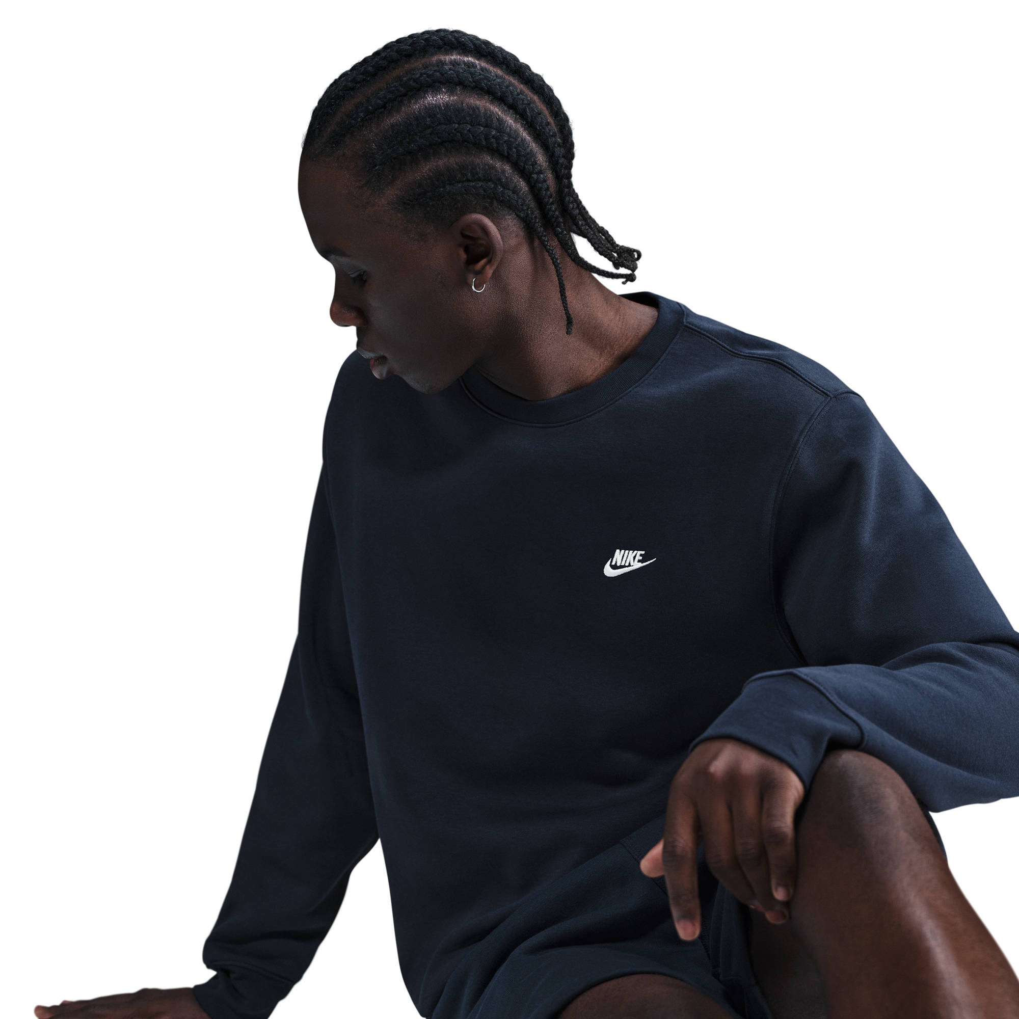 Thumbnail - Nike Sportswear Sweatshirt "Nike Club Mens Fleece Crew", sportlicher Stil, aus Baumwolle und Polyester