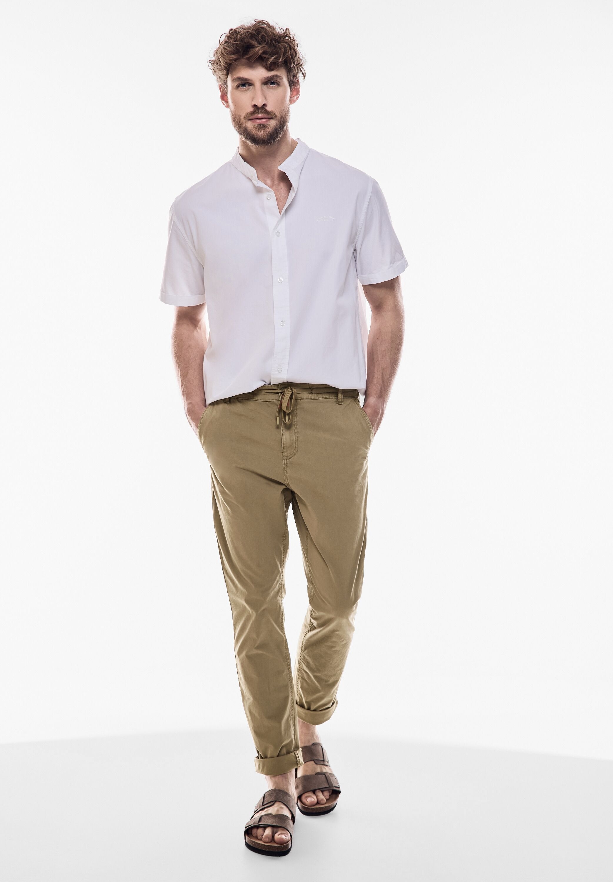 STREET ONE MEN Chinos, Middle Waist