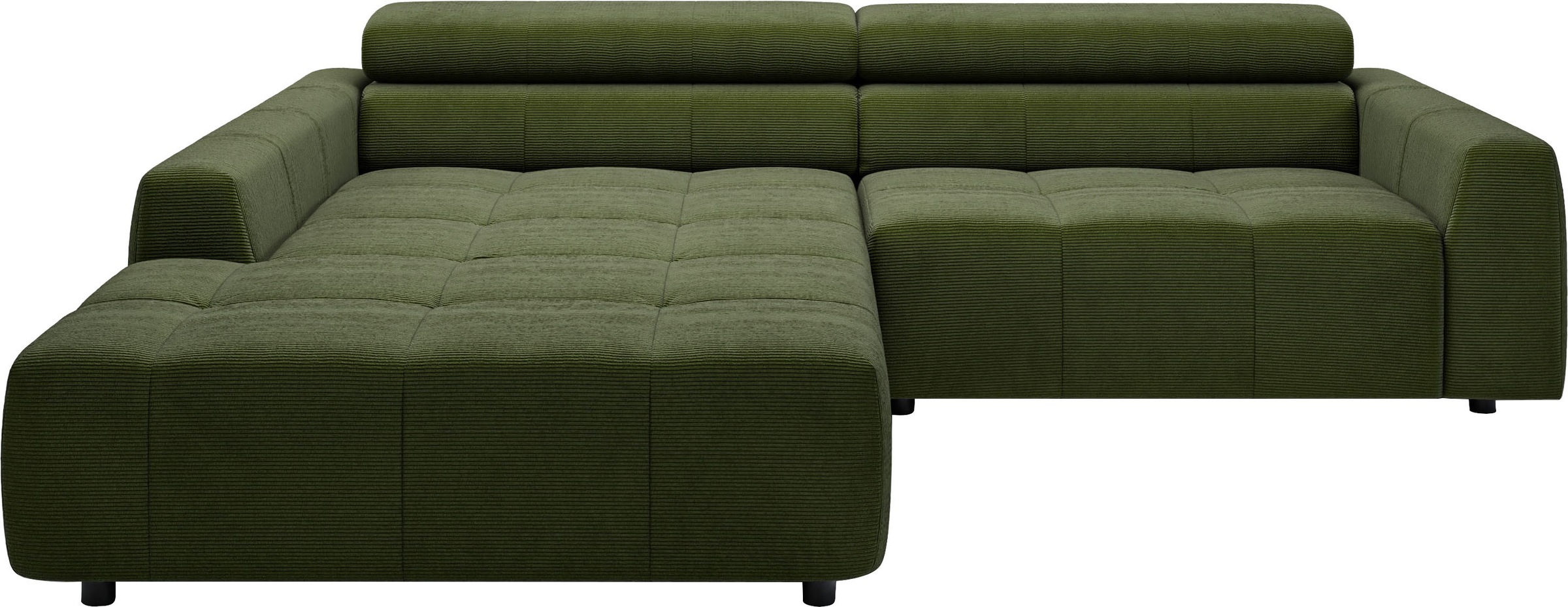 3C Candy Ecksofa "Denver auch mit Cord- und Easy care-Bezug, Kopfteilverste günstig online kaufen