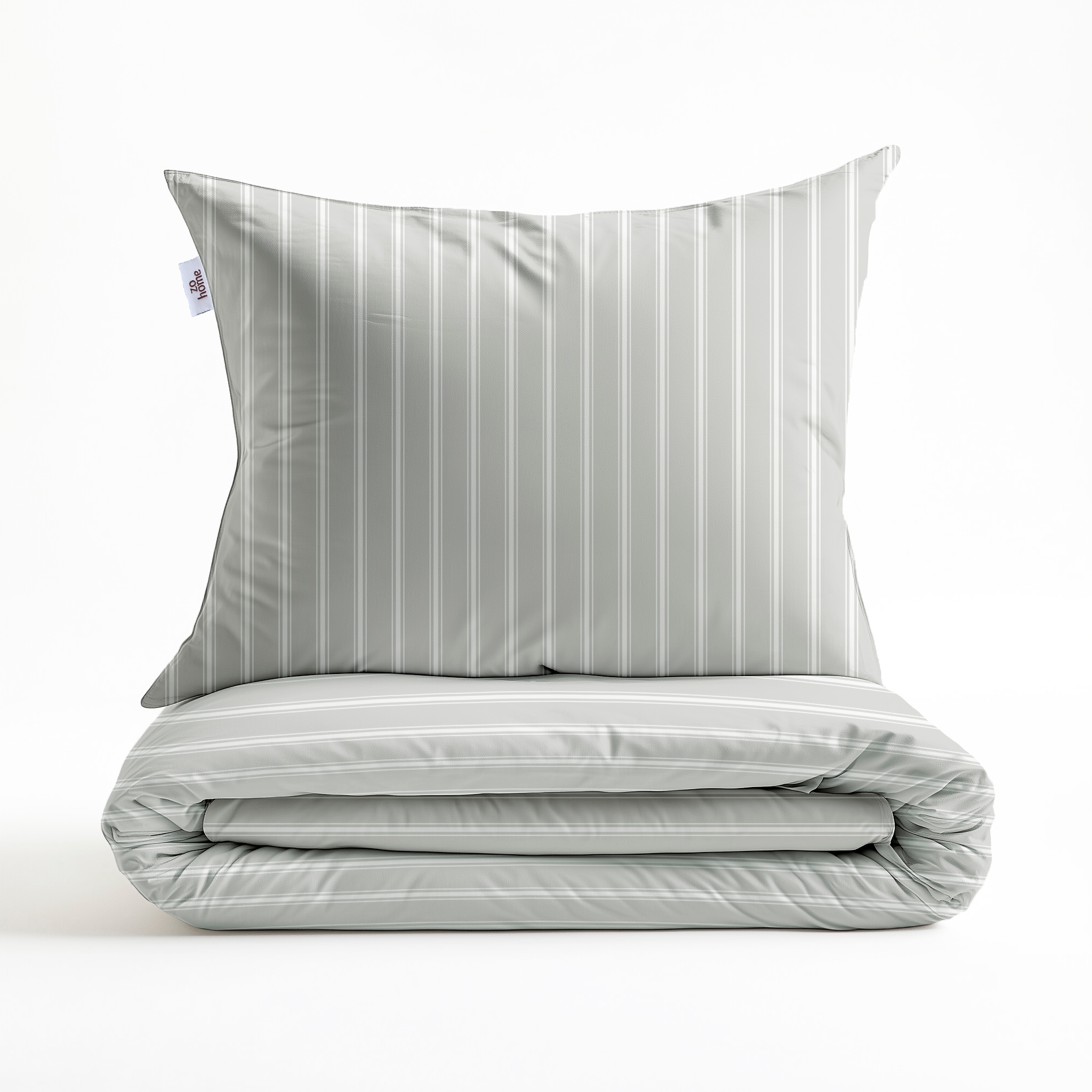 ZO HOME Bettwäsche »Zohome Bettwäsche Righe-di-Percalle« 2 Bettwäsche aus 100% Baumwolle, hochwertige Perkal, ab 135x200 cm.