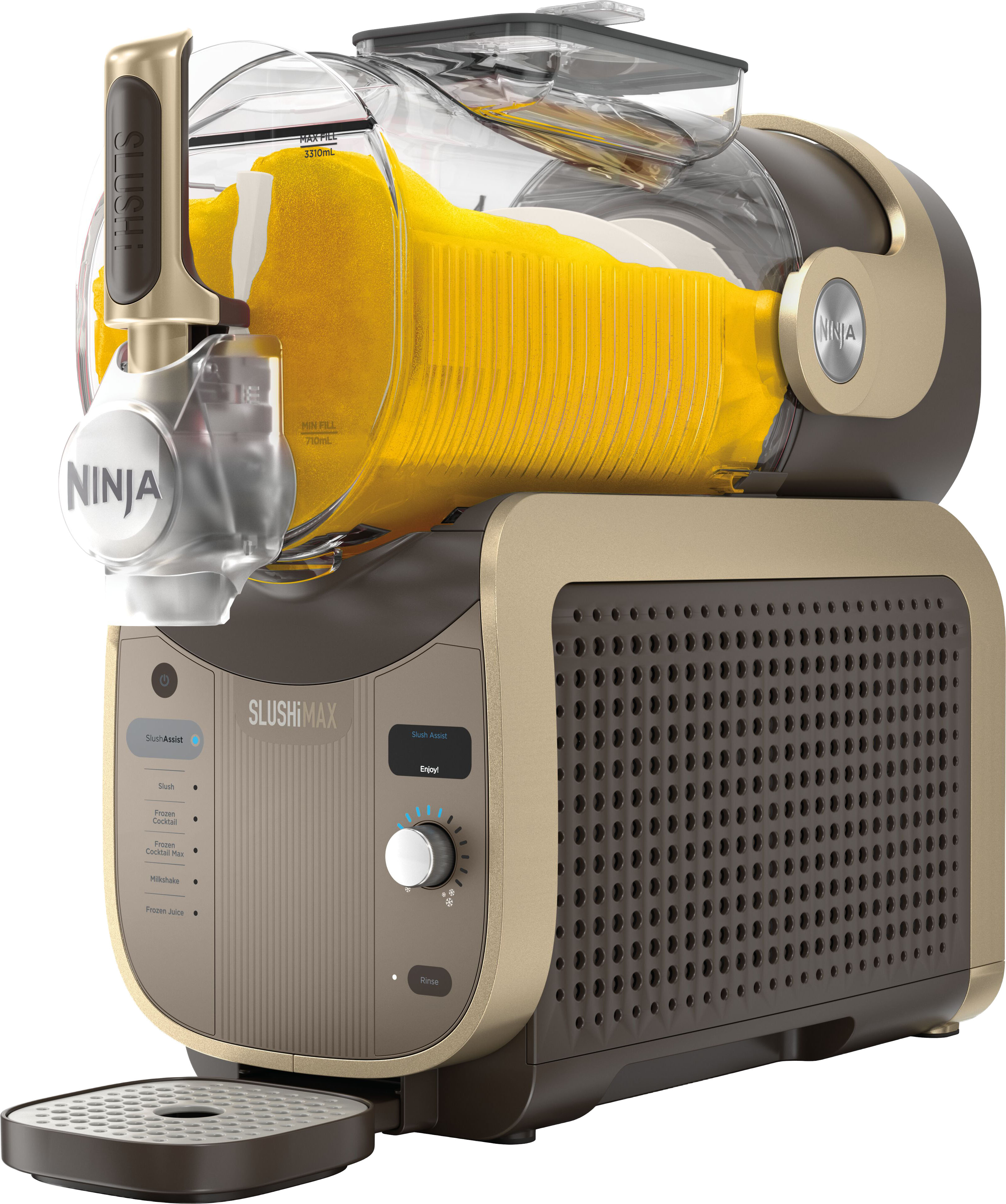 NINJA Slush-Eismaschine "SLUSHi MAX – Mokka FS605EUBR" 3,31 l 280 W für gefrorene Getränke, SlushAssist-Technologie