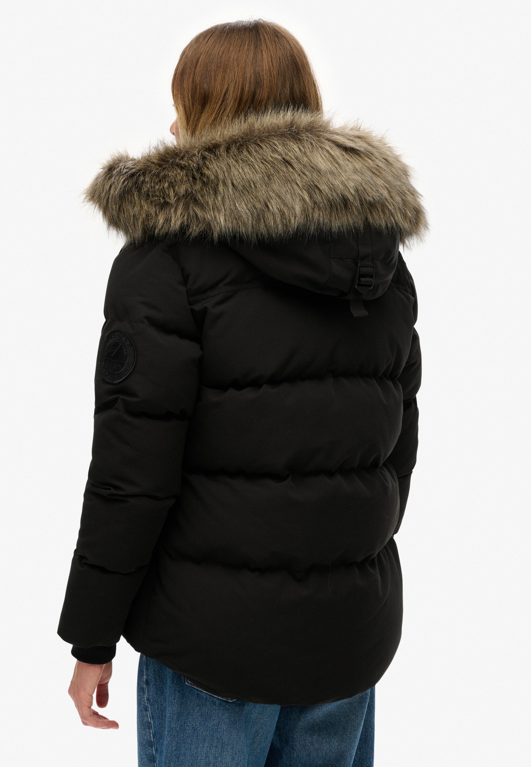 Superdry Steppjacke »EVEREST 5 BAFFLE PUFFER JKT«, mit Kapuze