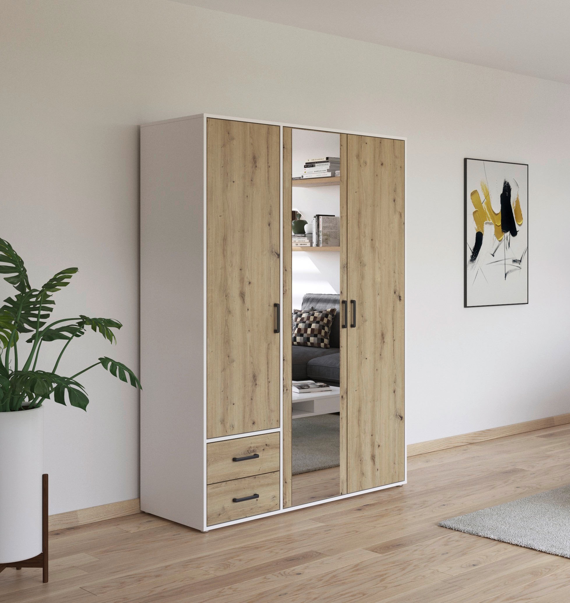 rauch Drehtürenschrank "Kleiderschrank Schrank Garderobe Wäscheschrank VOYA günstig online kaufen