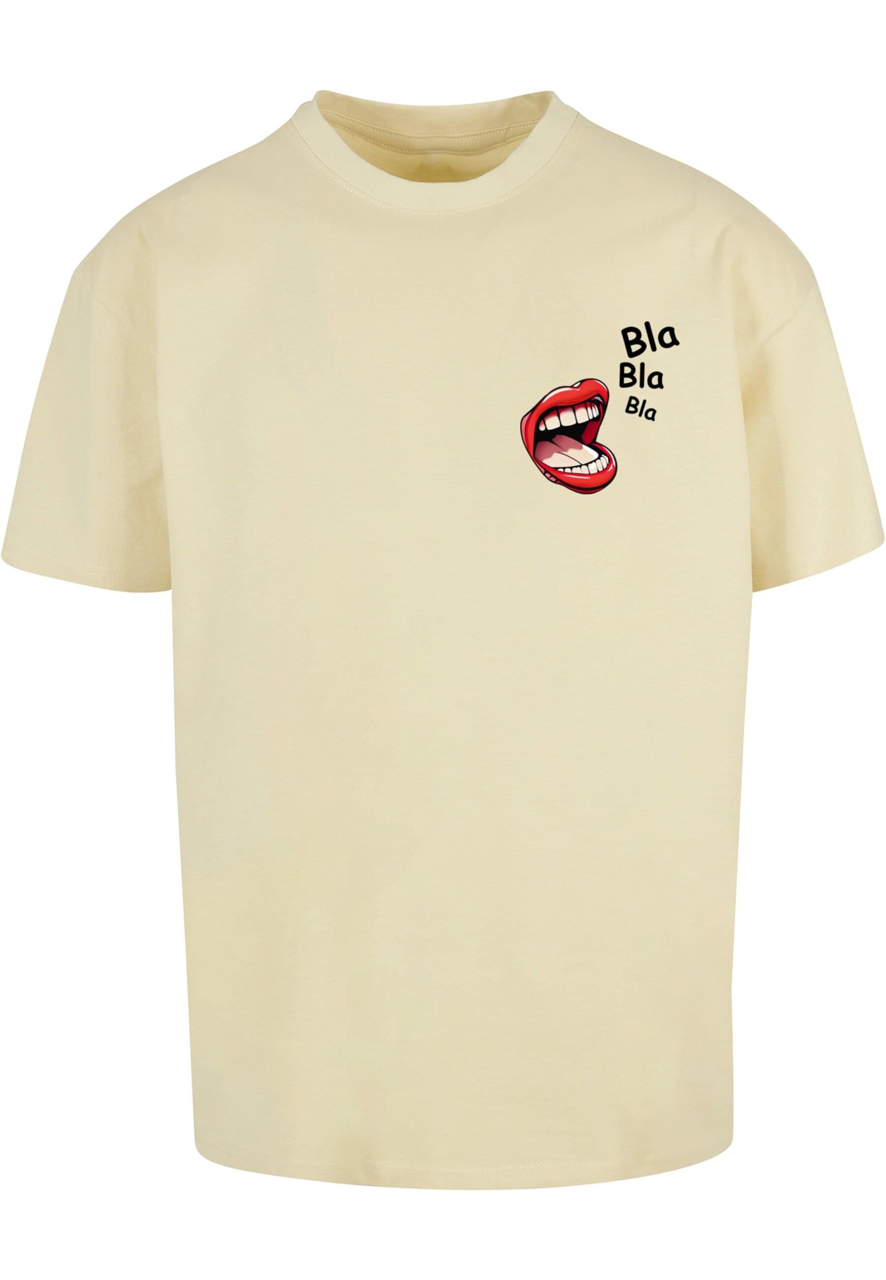 Merchcode T-Shirt "Merchcode Herren Bla Bla Bla Comic Heavy Oversized Tee" günstig online kaufen