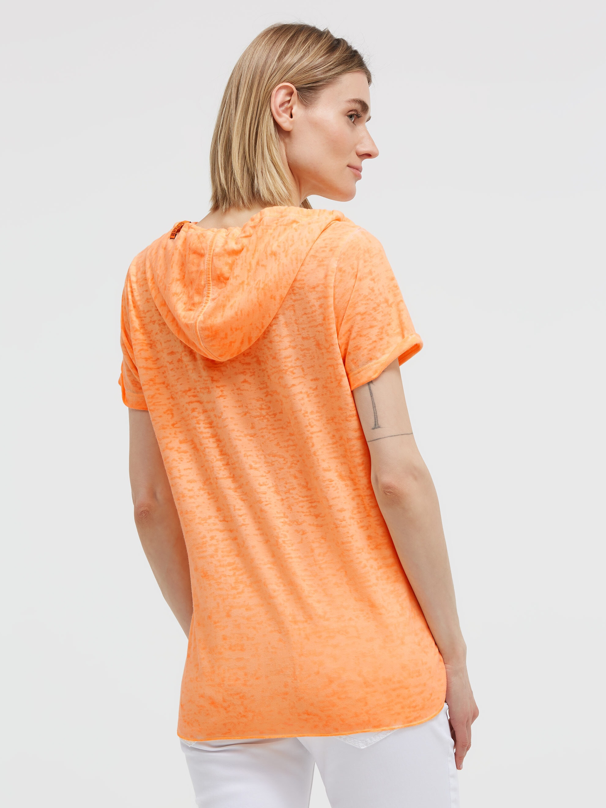 SOCCX Kapuzenshirt mit Seitenschlitze
