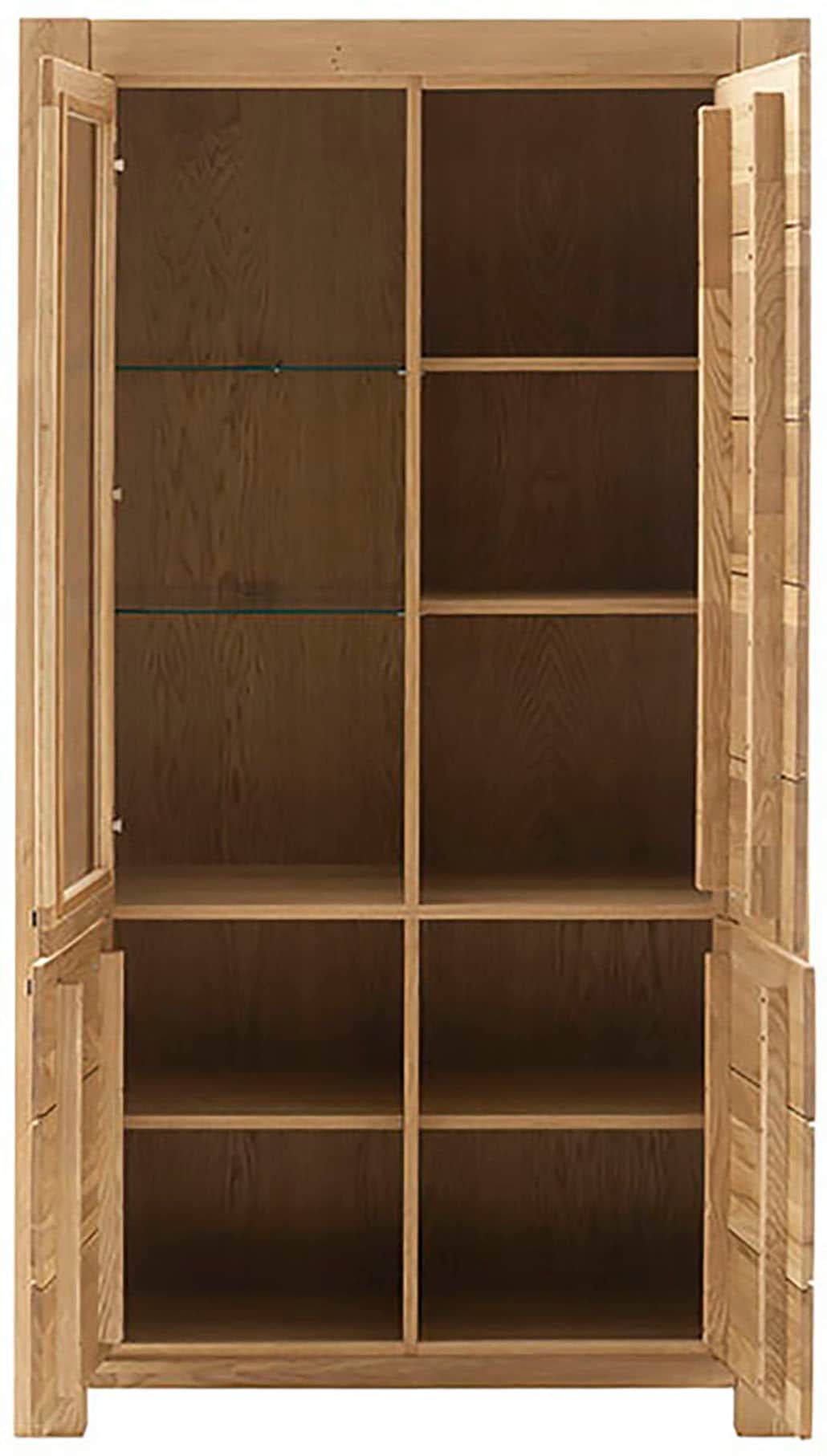 MCA living Vitrine »SILIAS Vitrine groß«, (1 St.), gedämpfte Türen
