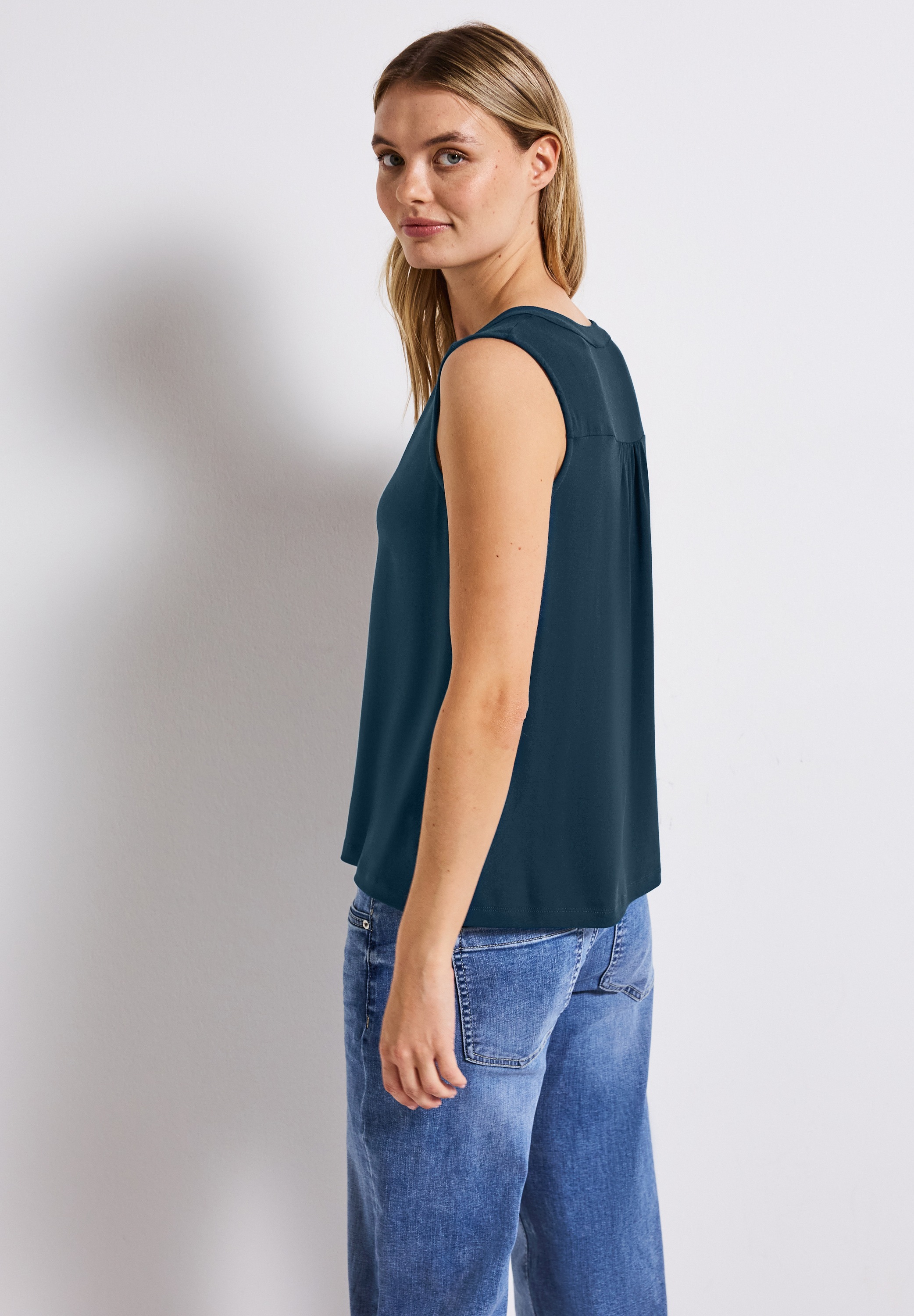 STREET ONE Shirttop, aus softer Viskose