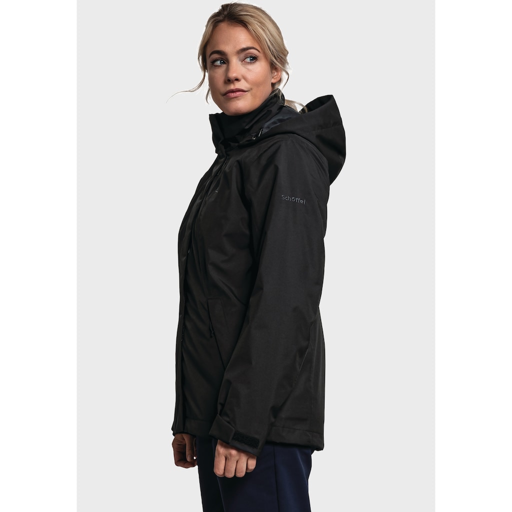 Schöffel Doppeljacke »3in1 Jacket Partinello L«, mit Kapuze