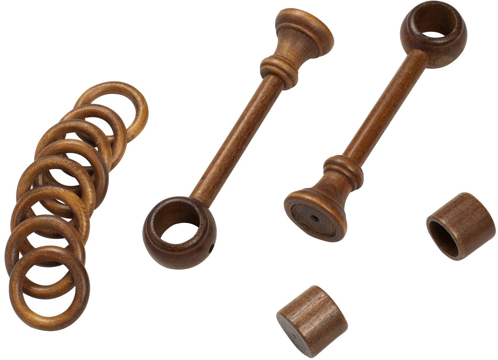 SN DECO GROUP Gardinenstange »Cafiro«, 1 läufig-läufig, Fixmaß