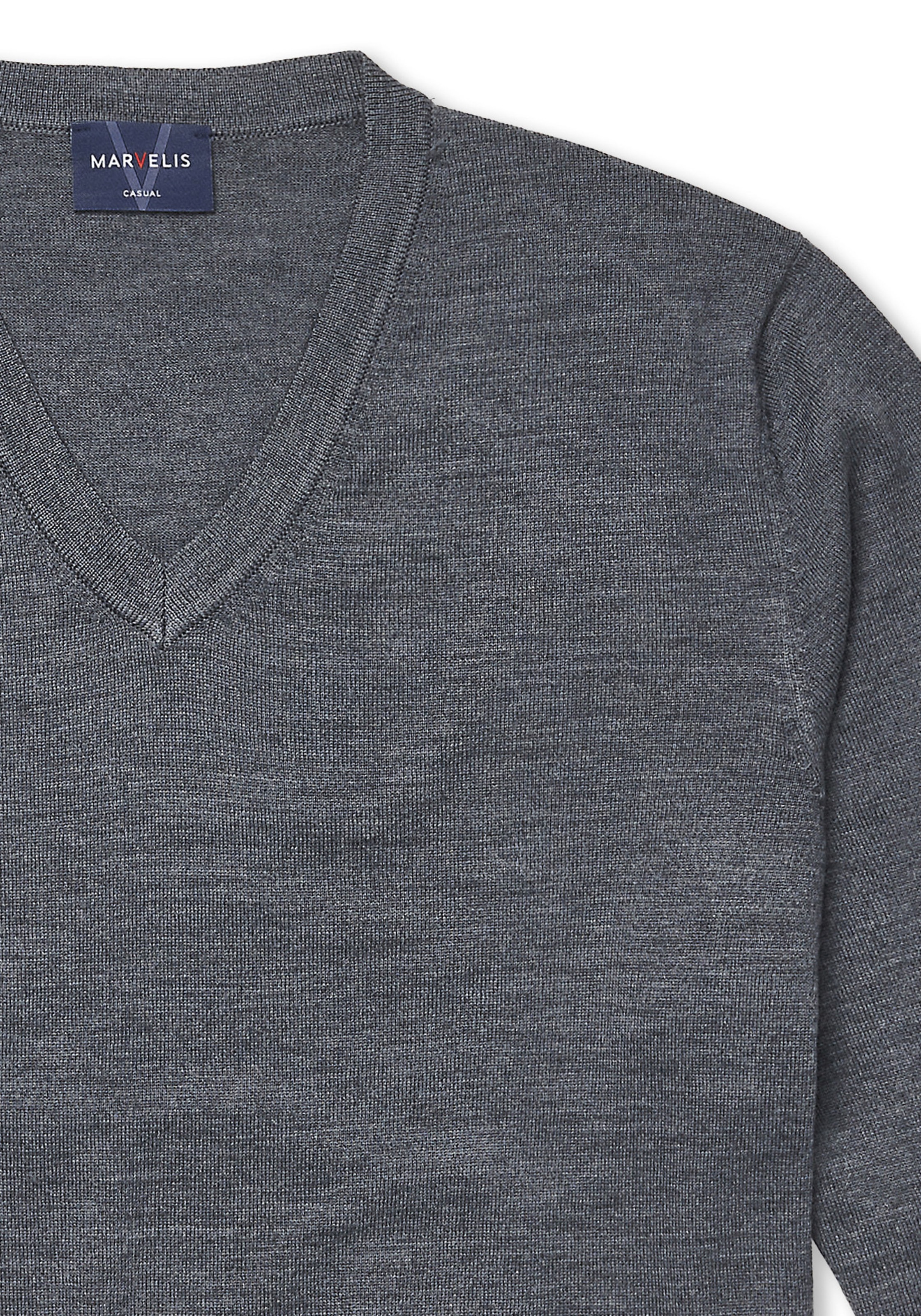 MARVELIS V-Ausschnitt-Pullover günstig online kaufen