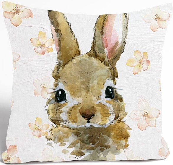 queence Dekokissen "Baran" süßer Hase günstig online kaufen