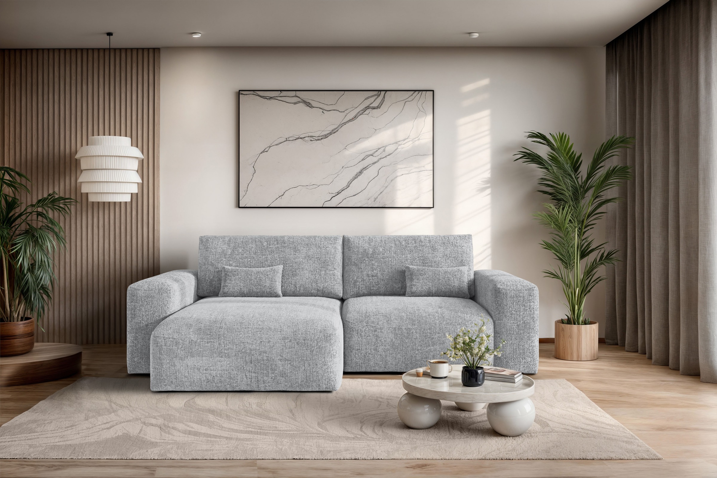 OTTO home Ecksofa "MATTS Schlafsofa mit Bettkasten, Maße B/T/H: 265/159/89 günstig online kaufen