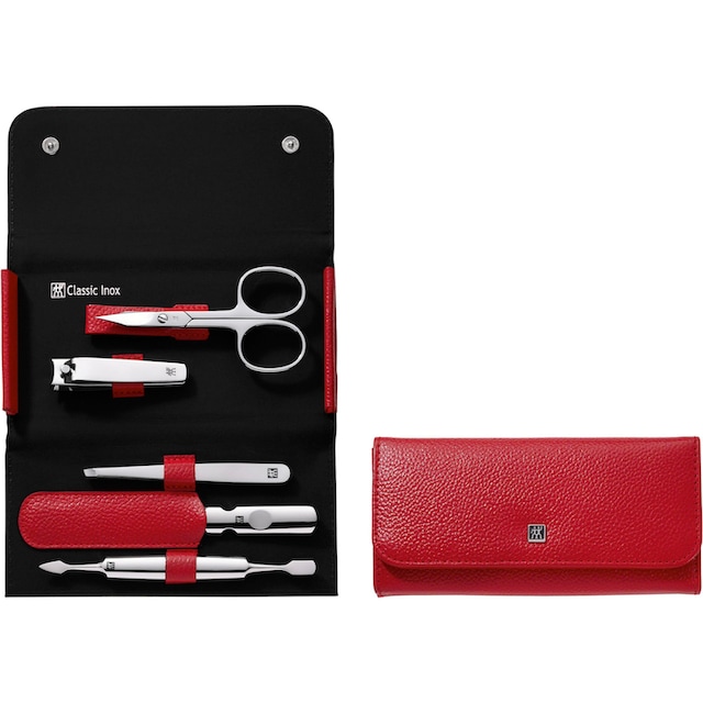 Zwilling Maniküre-Etui »Etui aus Rindleder mit Druckknöpfen«, (5 tlg.)  online kaufen | BAUR