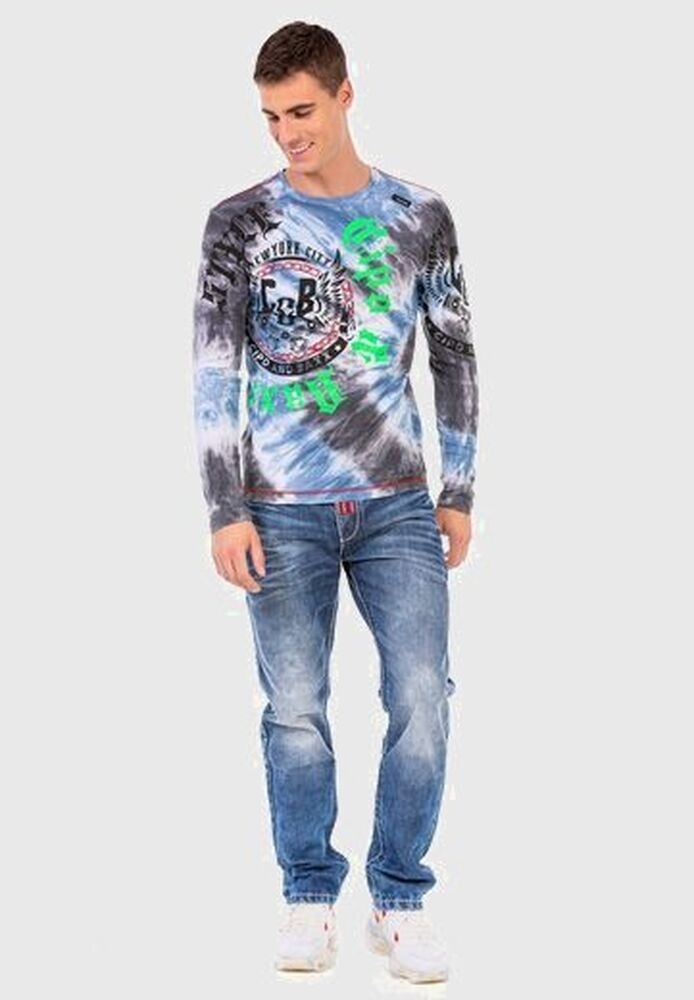 Cipo & Baxx T-Shirt »Sweatshirts«, mit trendigem Print