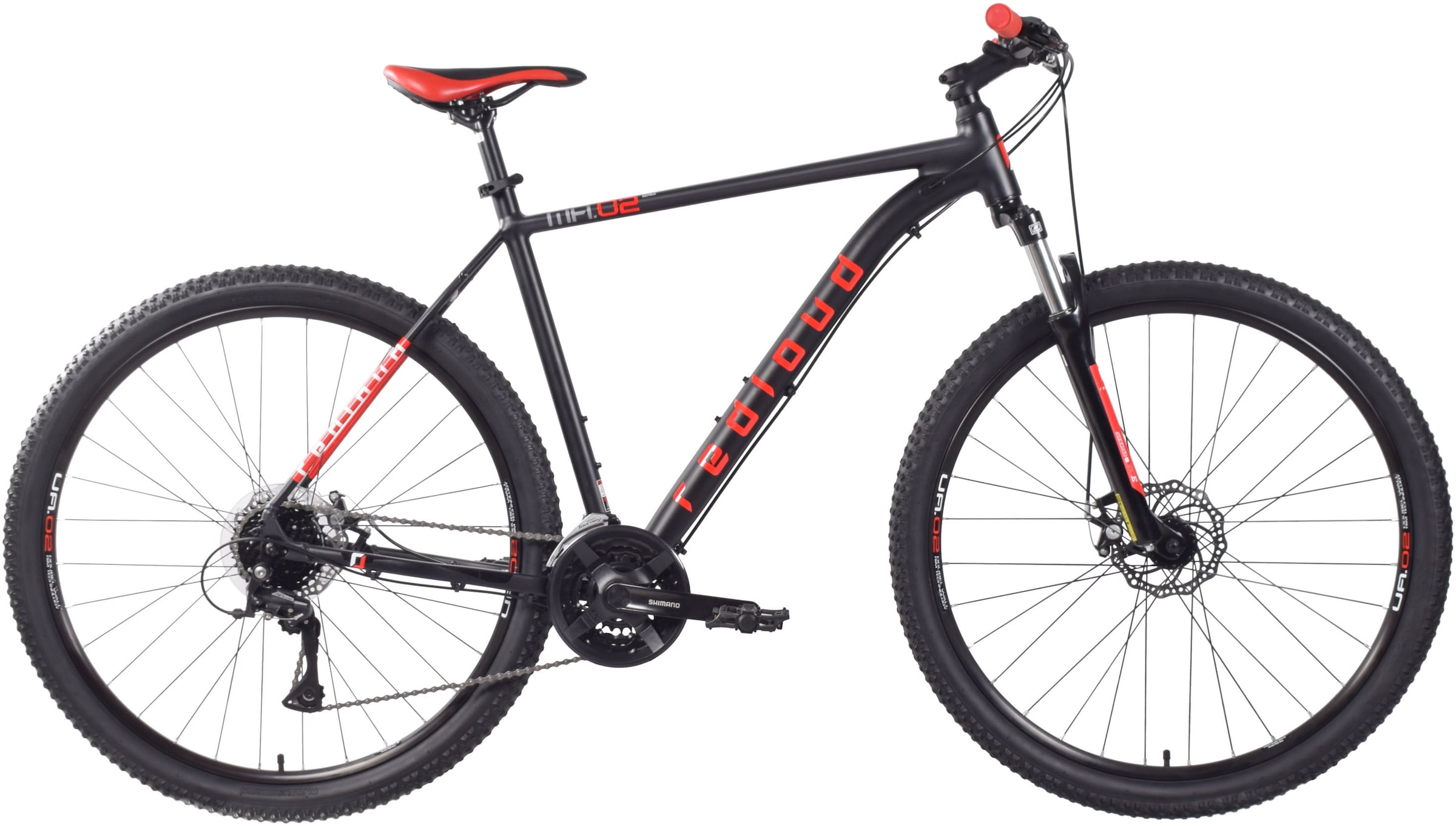 REDLOUD Mountainbike "MA.02", 24 Gang, Shimano, Shimano Acera RD-M3020 Schaltwerk, Kettenschaltung