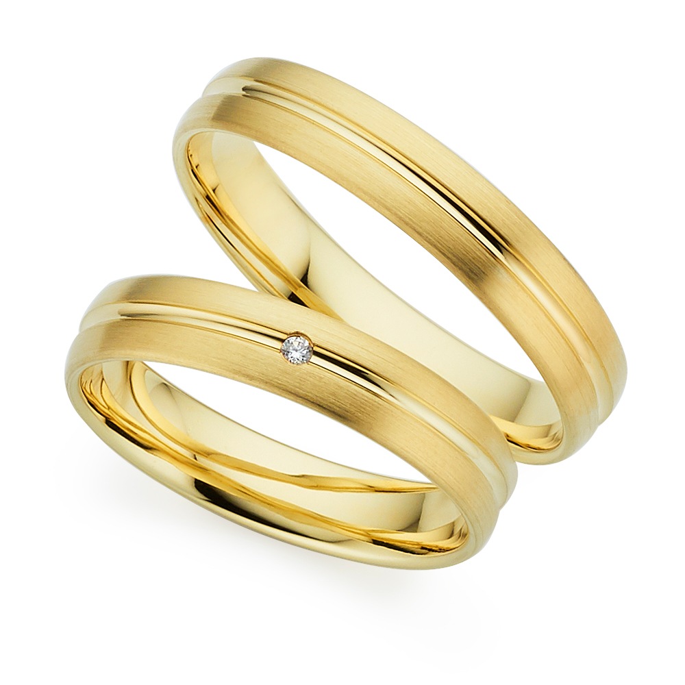 PHÖNIX Damen Trauring "Schmuck Partnerring Ehering Verlobungsring Freundschaftsring", 70, ohne Brillant, Silber 925 (Sterlingsilber),