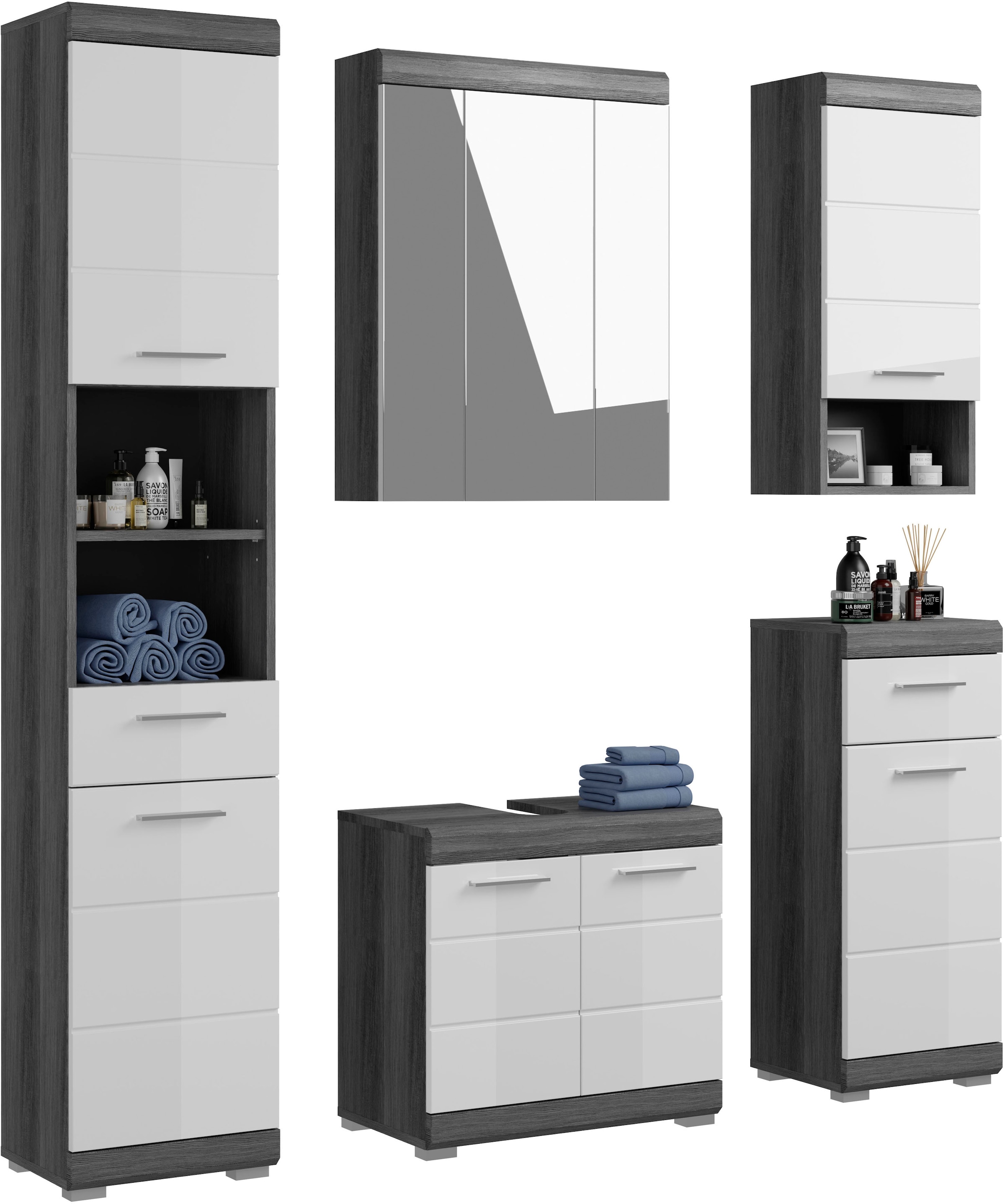 INOSIGN Badmöbel-Set "Siena, 5 teilig, bestehend aus:" Set, TOPSELLER, 5 St günstig online kaufen