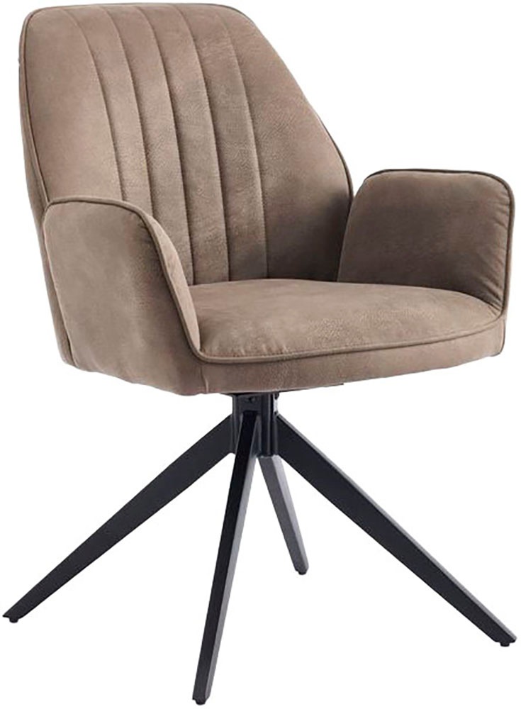 Home affaire Stuhl "Pollenca", (Set), 2 St., Microfaser, tolle Optik günstig online kaufen
