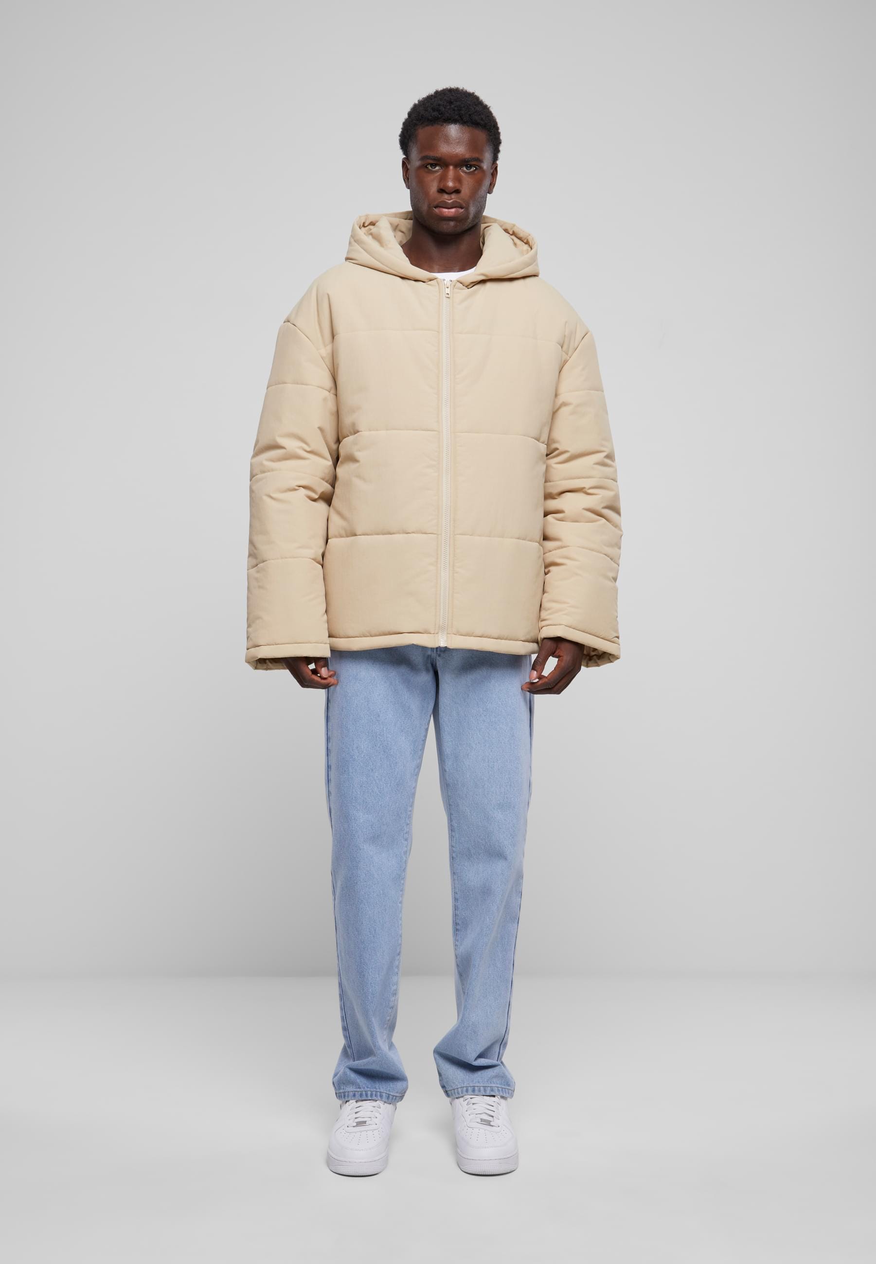 URBAN CLASSICS Allwetterjacke »Urban Classics Herren Hooded Block Puffer Jacket«, (1 St.), mit Kapuze