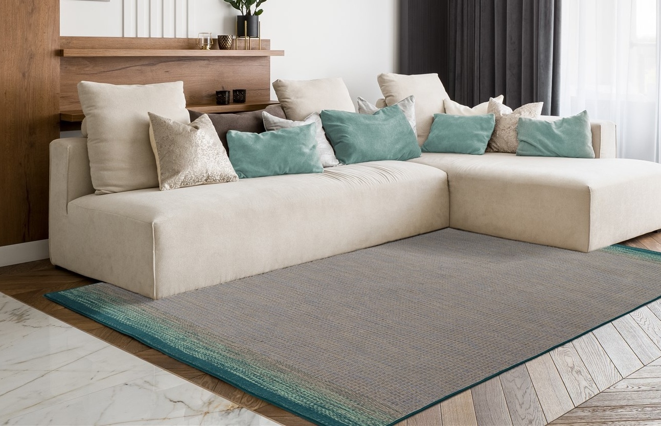 Padiro Teppich "Twice 325" rechteckig 13 mm Höhe Handgearbeitet, Naturteppich, beidseitig verwendbar