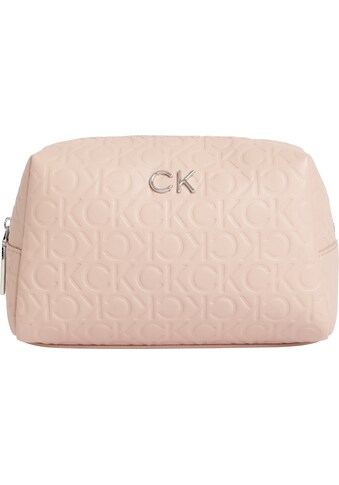 Calvin Klein Kosmetiktasche »RE-LOCK COSMETIC POUCH EM MONO«, mit schöner Logo Prägung kaufen
