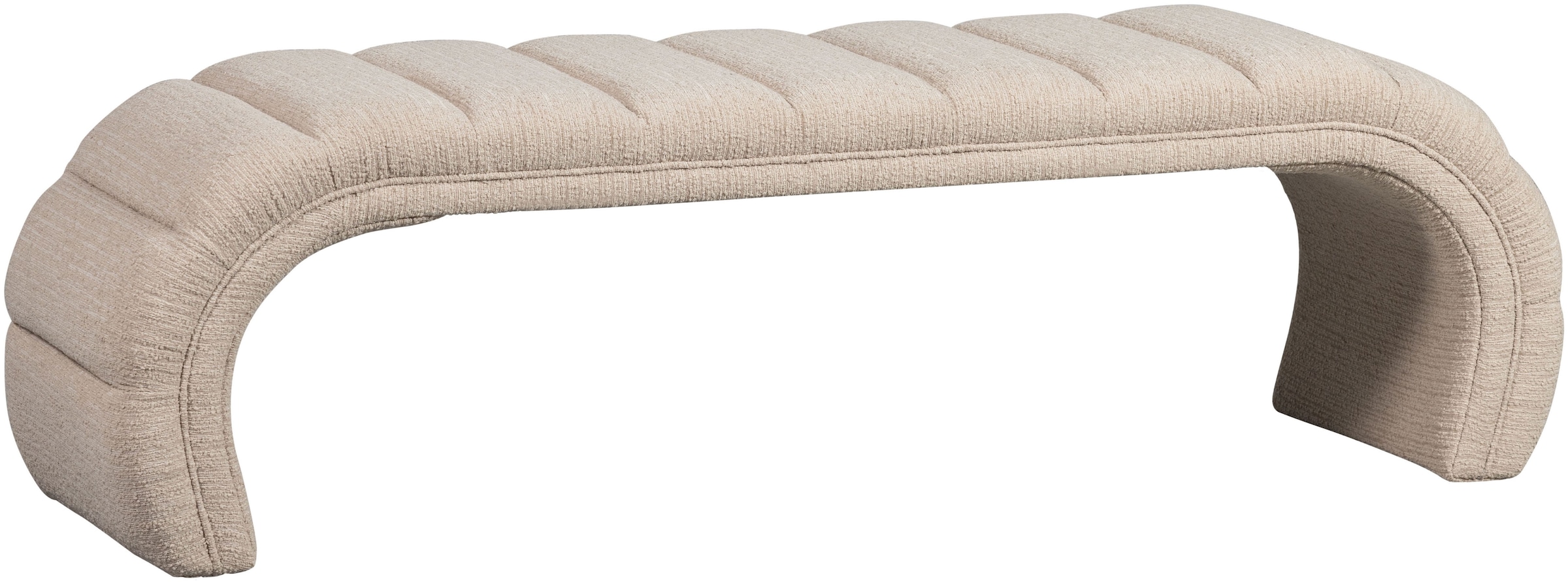 WOOOD Bank »Traffic«, Sitzbank mit grob gewebten Stoff, Breite 163 cm