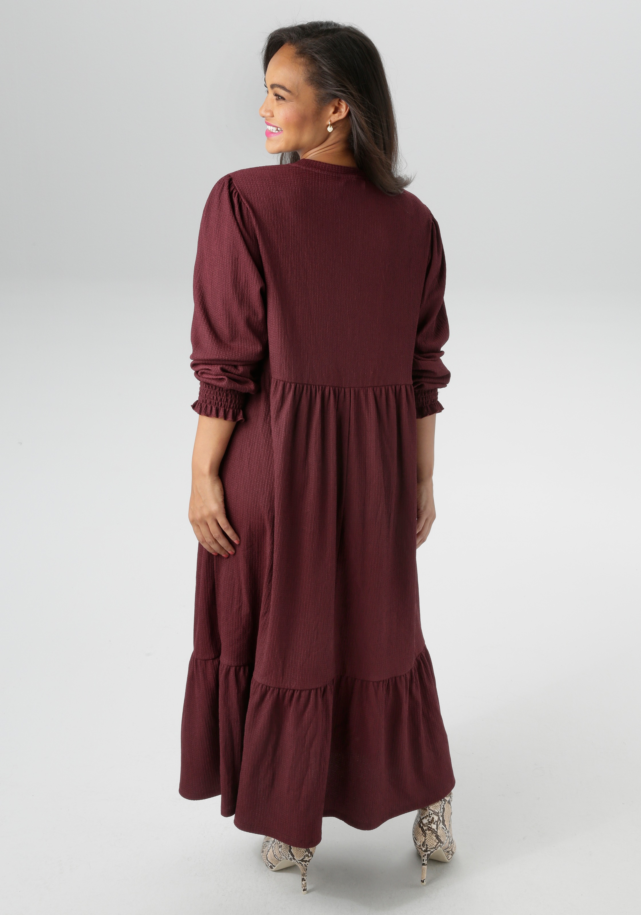 Thumbnail - Aniston PLUS Jerseykleid in trendiger Farbpalette - NEUE KOLLEKTION