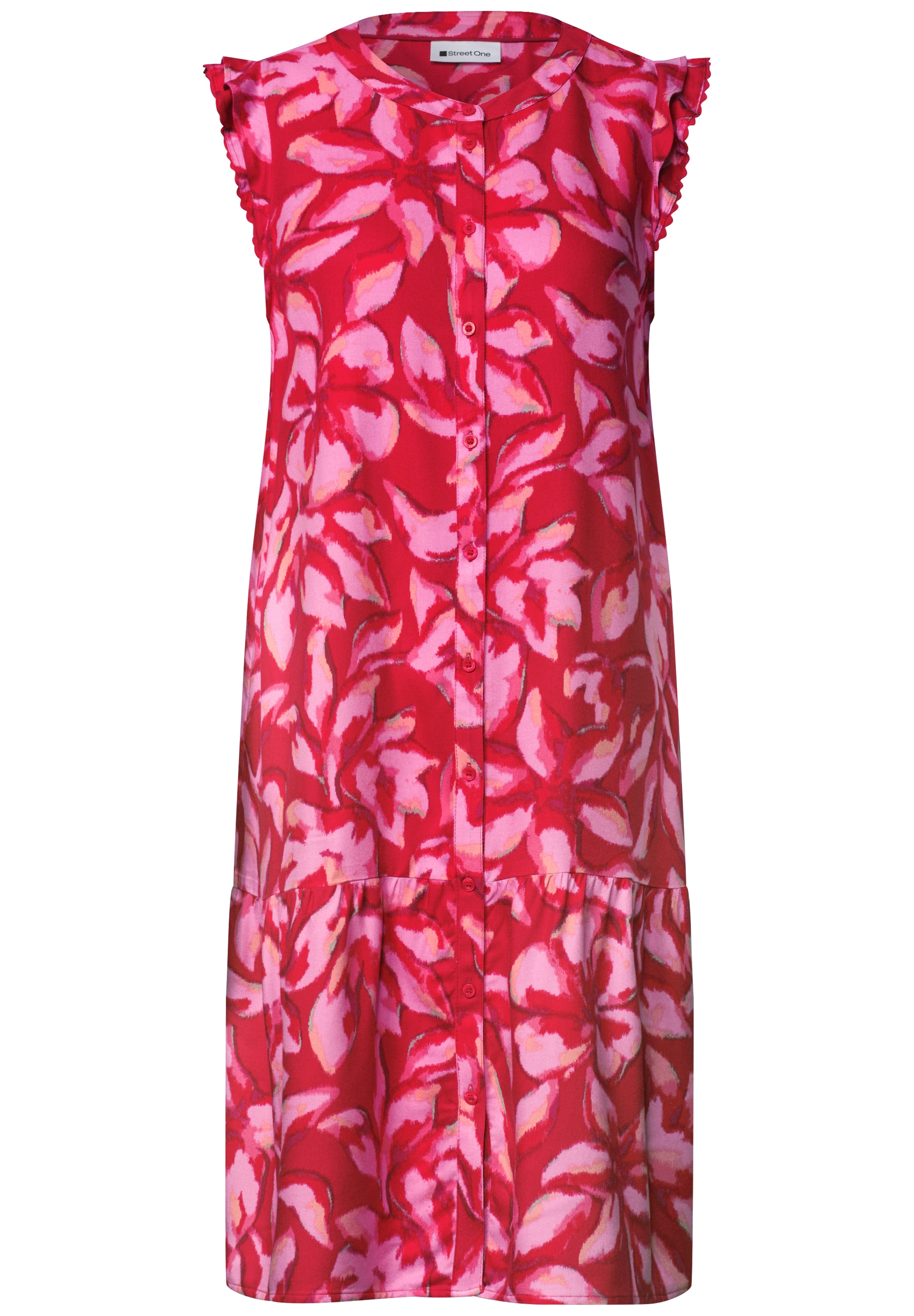 STREET ONE Sommerkleid Ohne Taschen aus Viskose